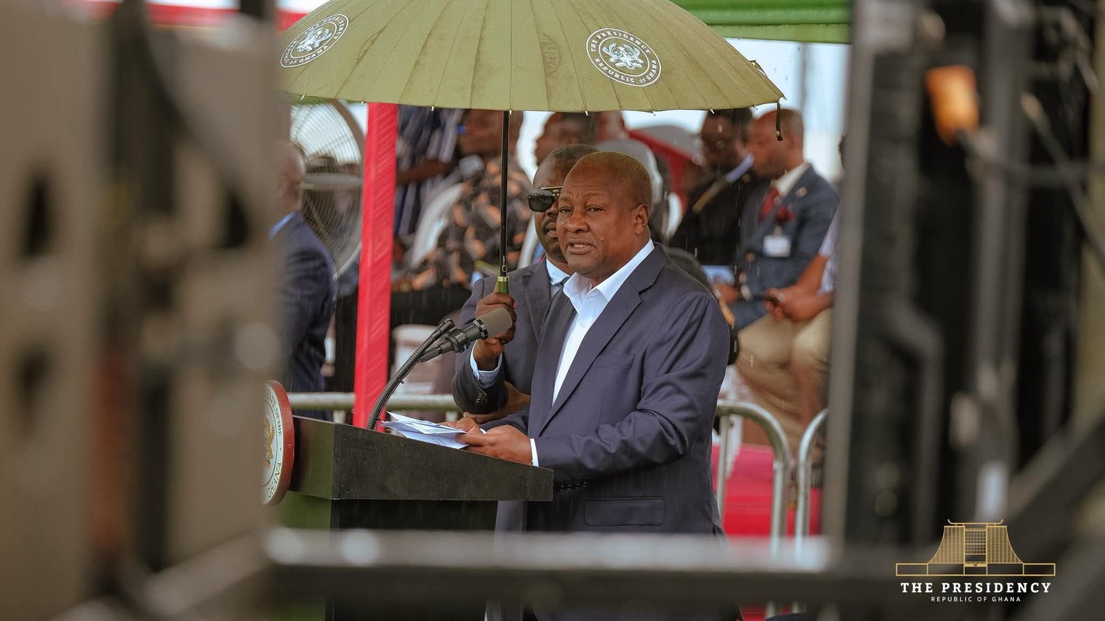 Accra Airport Expansion : President Mahama Cut Sod For Seven-Storey Car Park and Commercial Complex