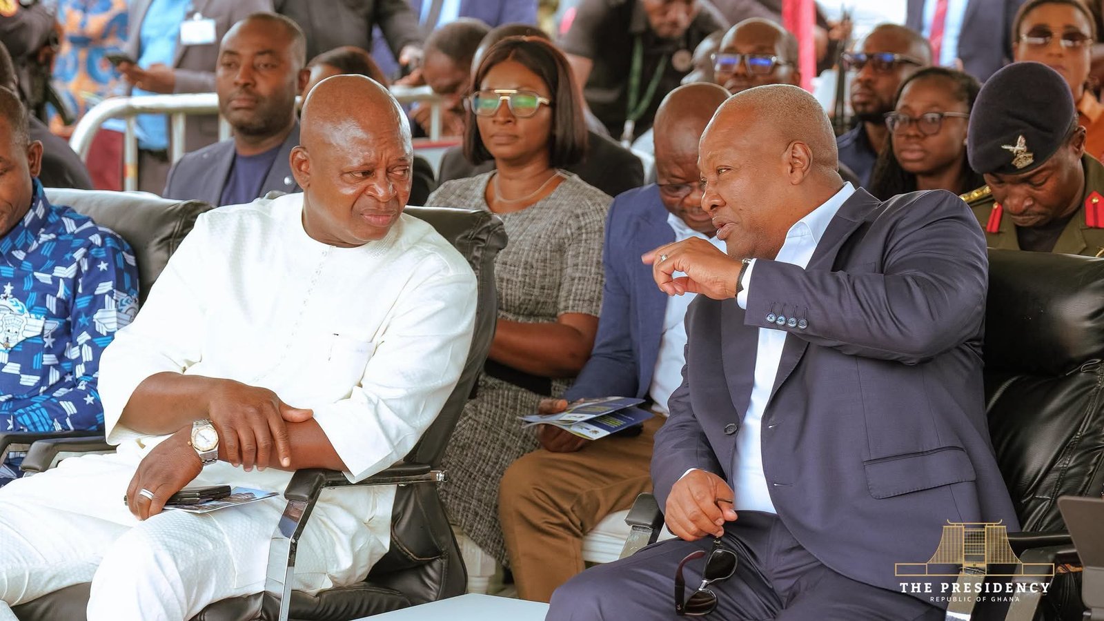 Accra Airport Expansion : President Mahama Cut Sod For Seven-Storey Car Park and Commercial Complex