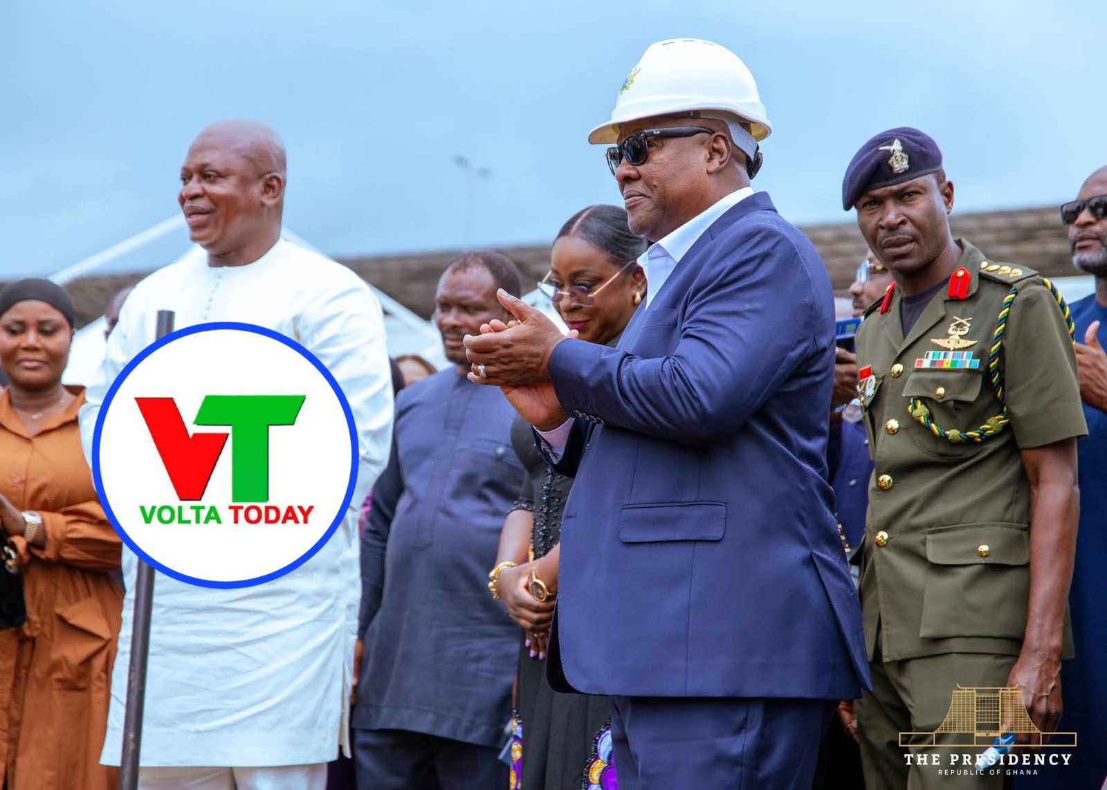 Accra Airport Expansion : President Mahama Cut Sod For Seven-Storey Car Park and Commercial Complex