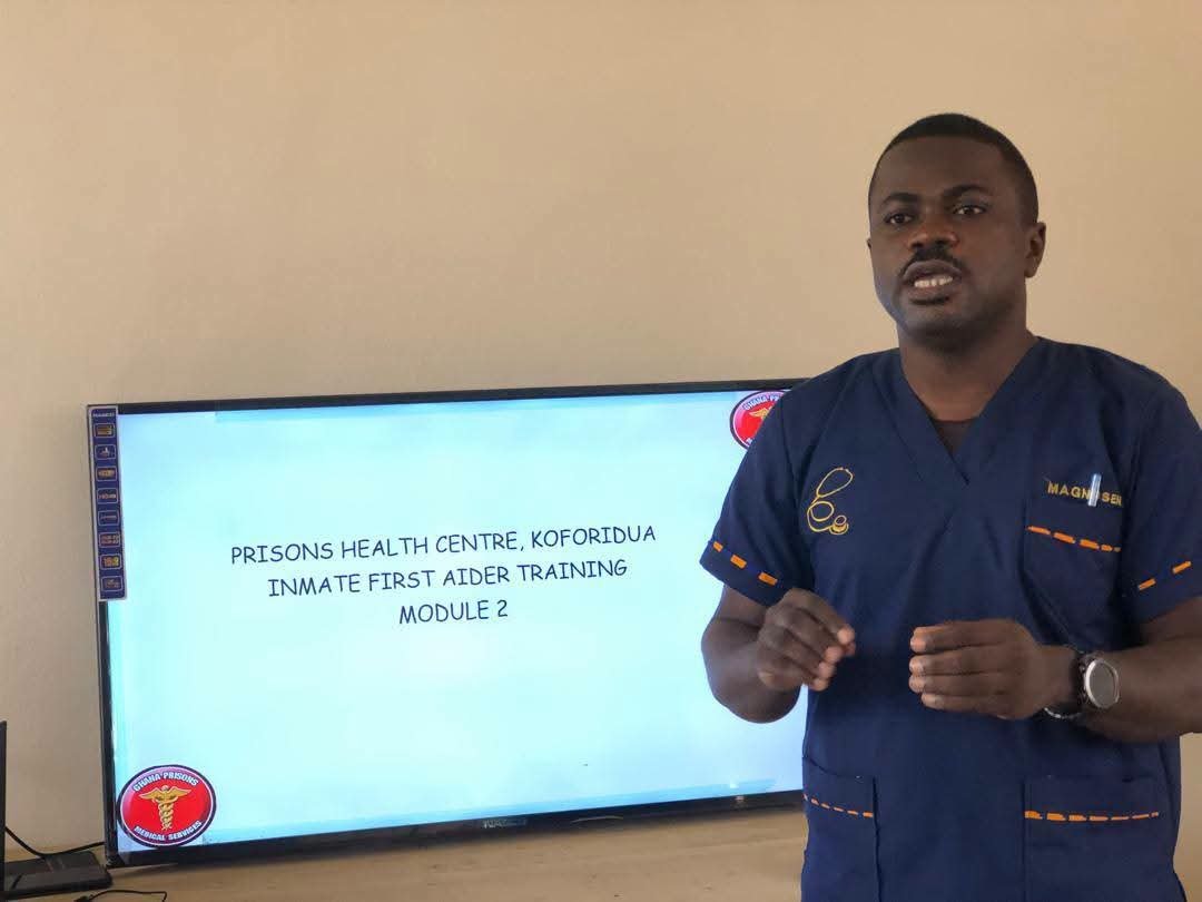 Inmates at Koforidua Local Prison Complete First Aid and Emergency Care Training