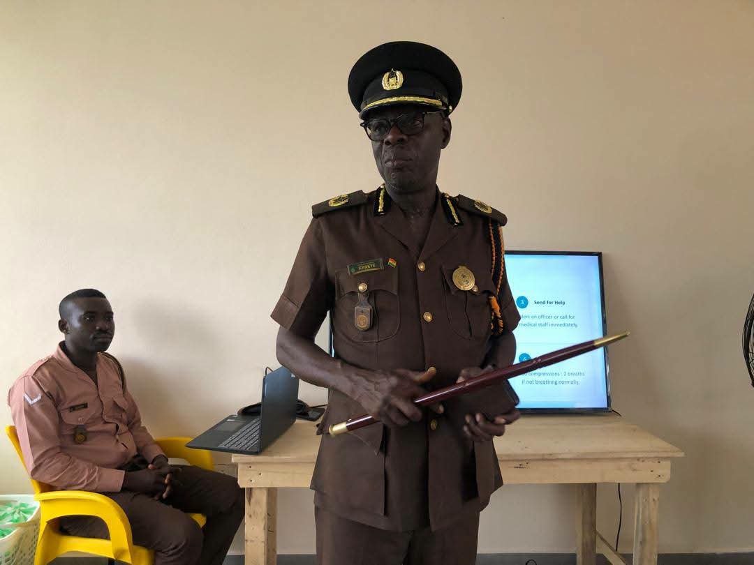 Inmates at Koforidua Local Prison Complete First Aid and Emergency Care Training