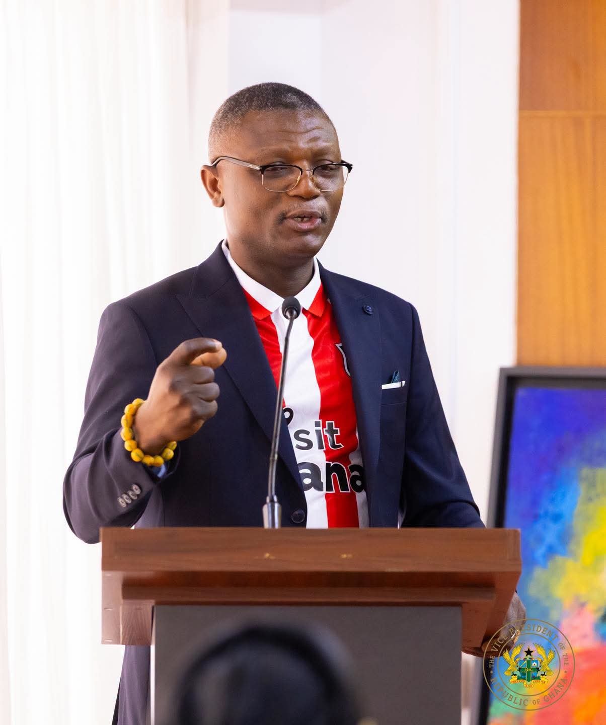 Ghana’s Democracy Cup Presented to Vice President Opoku-Agyemang at Jubilee House