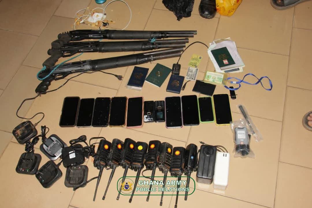 NAIMOS Arrests 10 Suspected Illegal Miners in Savannah Region