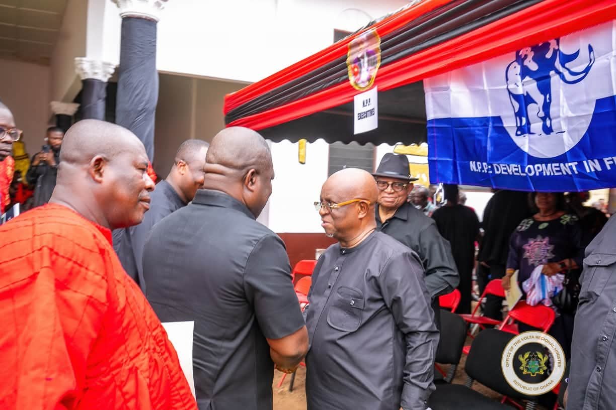 Volta Regional Minister Pays Last Respects to Late Akatsi North DCE, Dr. Prince Sodoke Amuzu