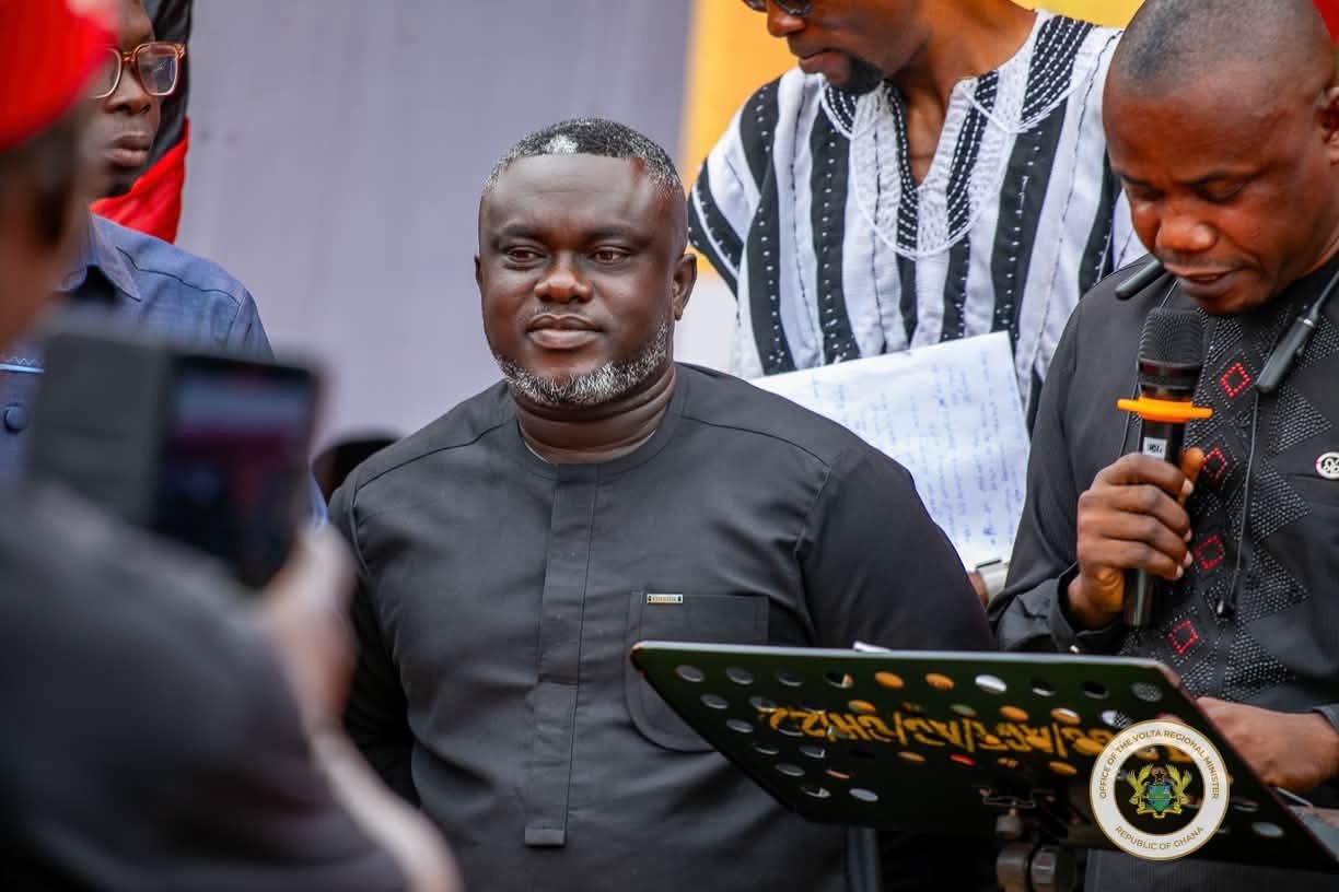 Volta Regional Minister Pays Last Respects to Late Akatsi North DCE, Dr. Prince Sodoke Amuzu