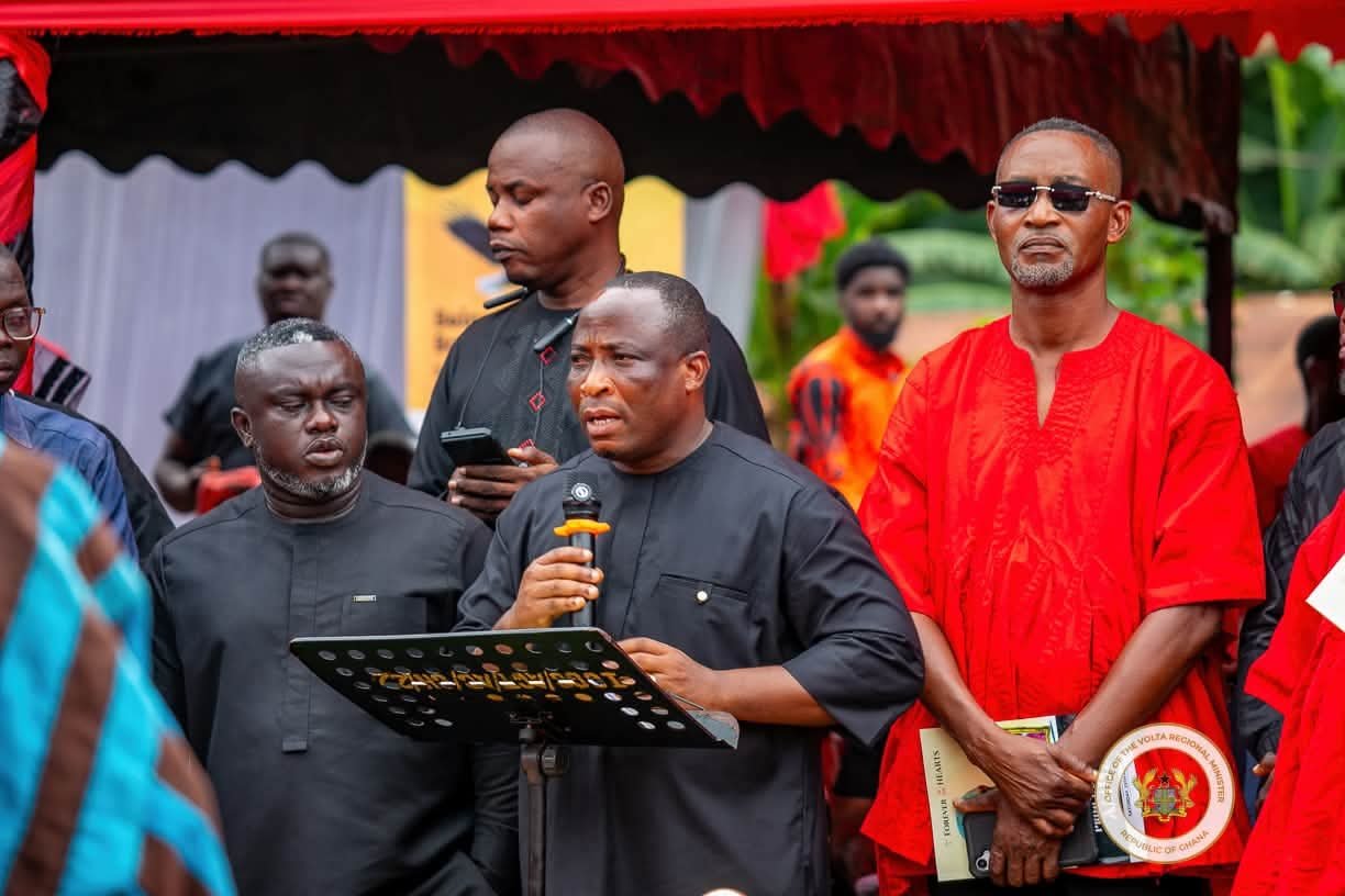 Volta Regional Minister Pays Last Respects to Late Akatsi North DCE, Dr. Prince Sodoke Amuzu