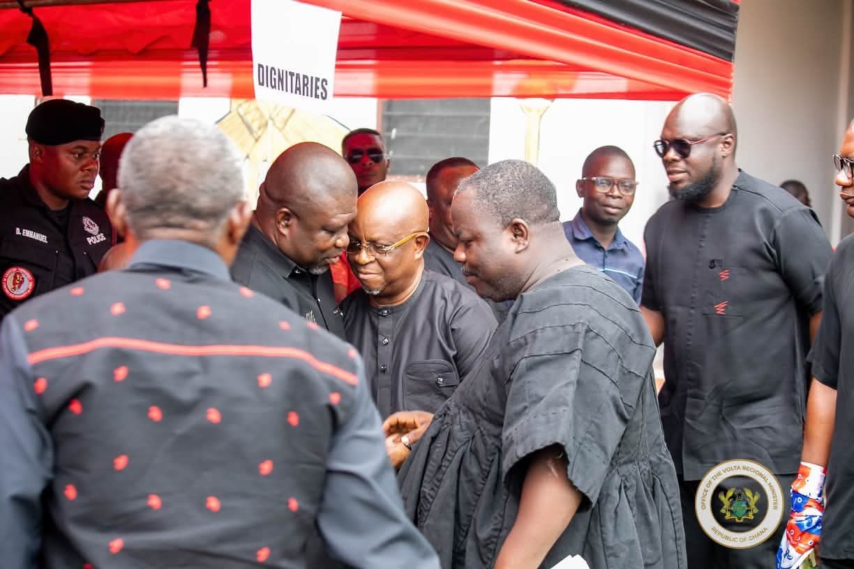 Volta Regional Minister Pays Last Respects to Late Akatsi North DCE, Dr. Prince Sodoke Amuzu