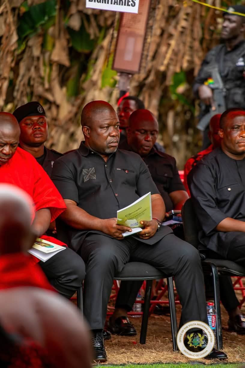 Volta Regional Minister Pays Last Respects to Late Akatsi North DCE, Dr. Prince Sodoke Amuzu