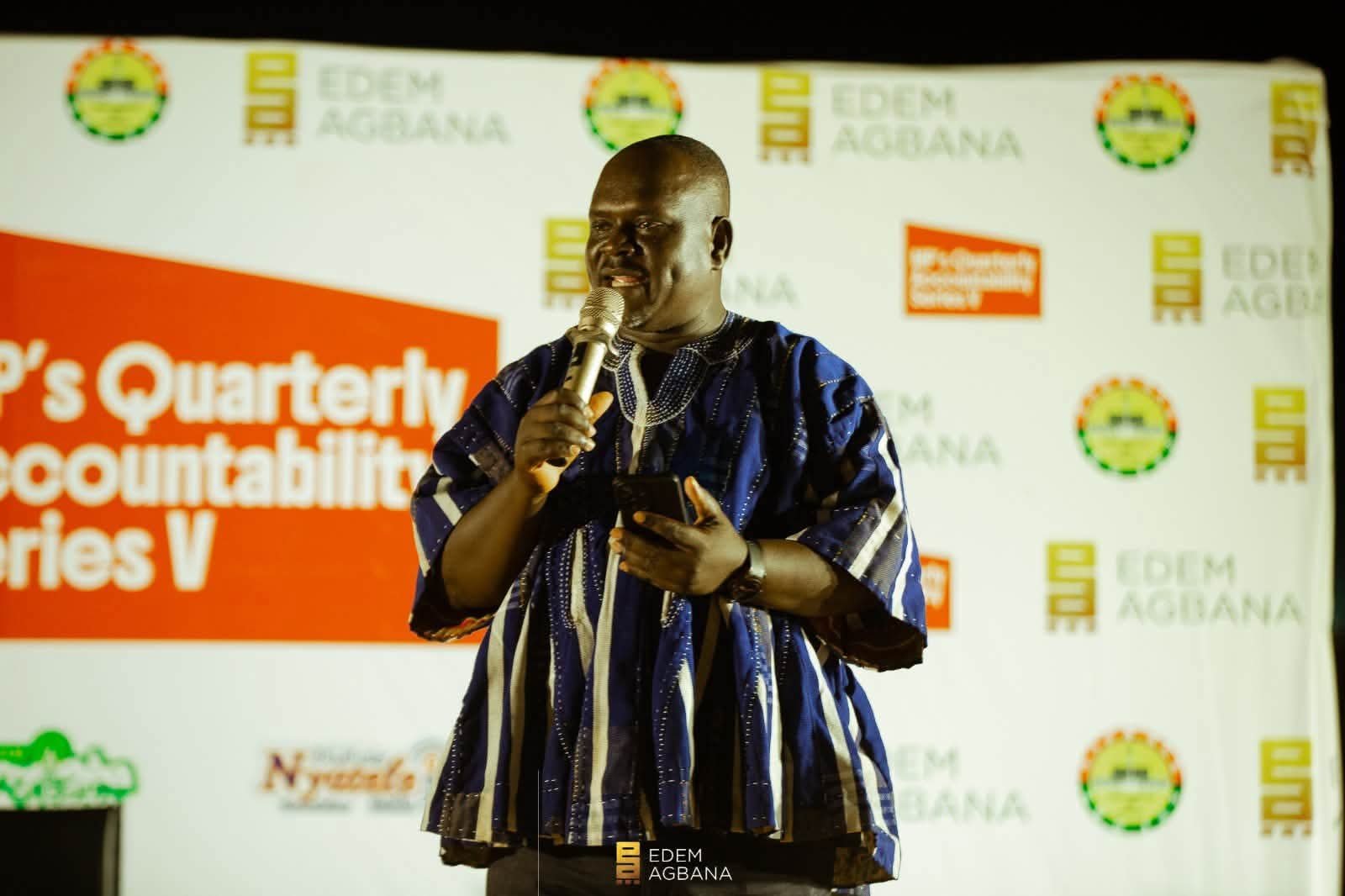 Hon. Edem Agbana Upholds Transparency at Ketu North Accountability Townhall