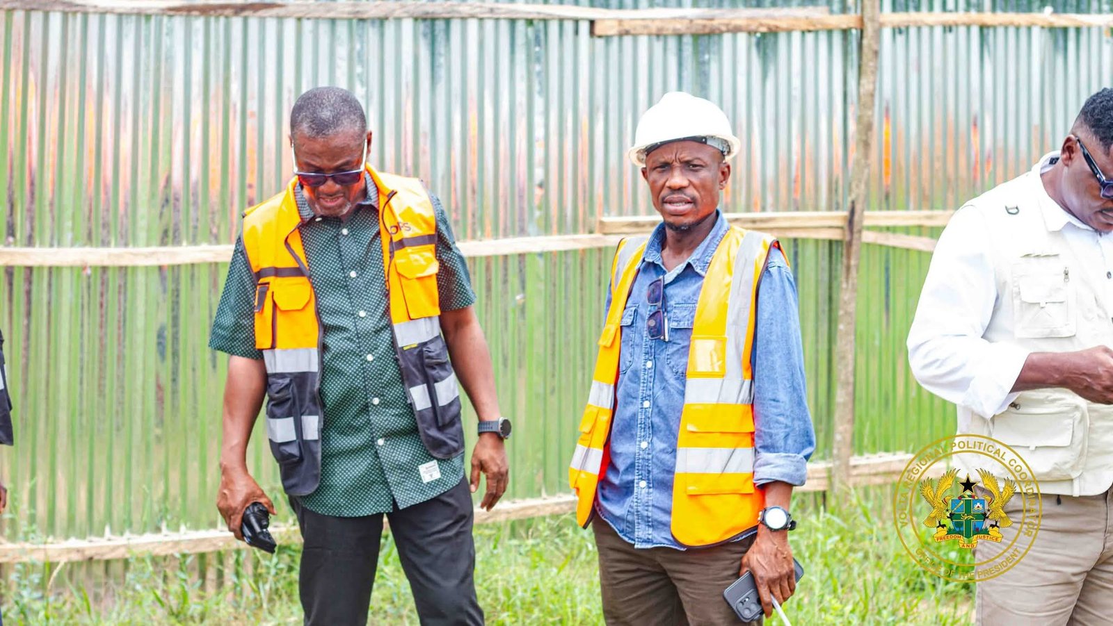 NDC Volta Regional Coordinator Hon. Siki Abibu Inspects Infrastructure Projects in North Dayi District