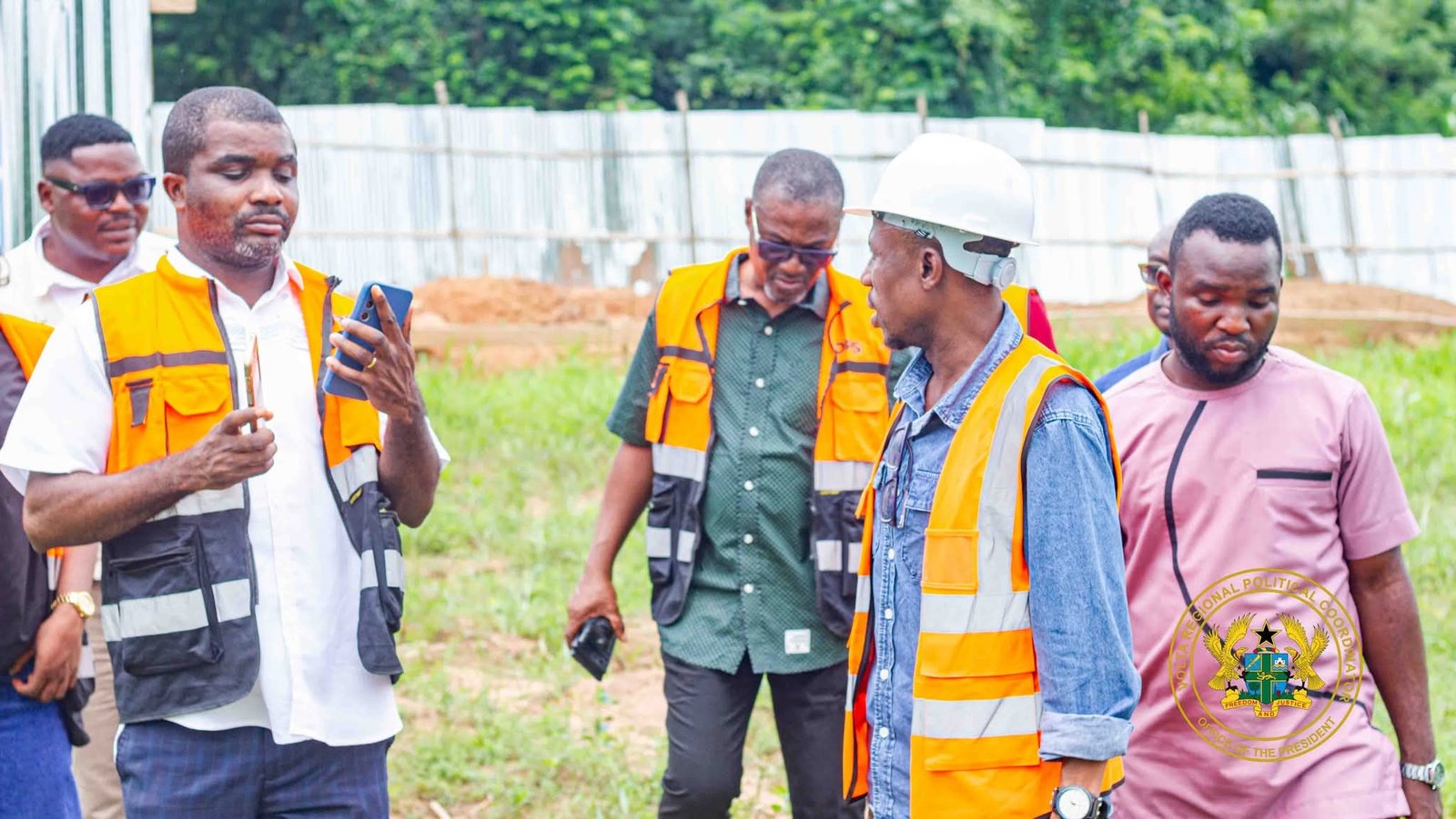 NDC Volta Regional Coordinator Hon. Siki Abibu Inspects Infrastructure Projects in North Dayi District