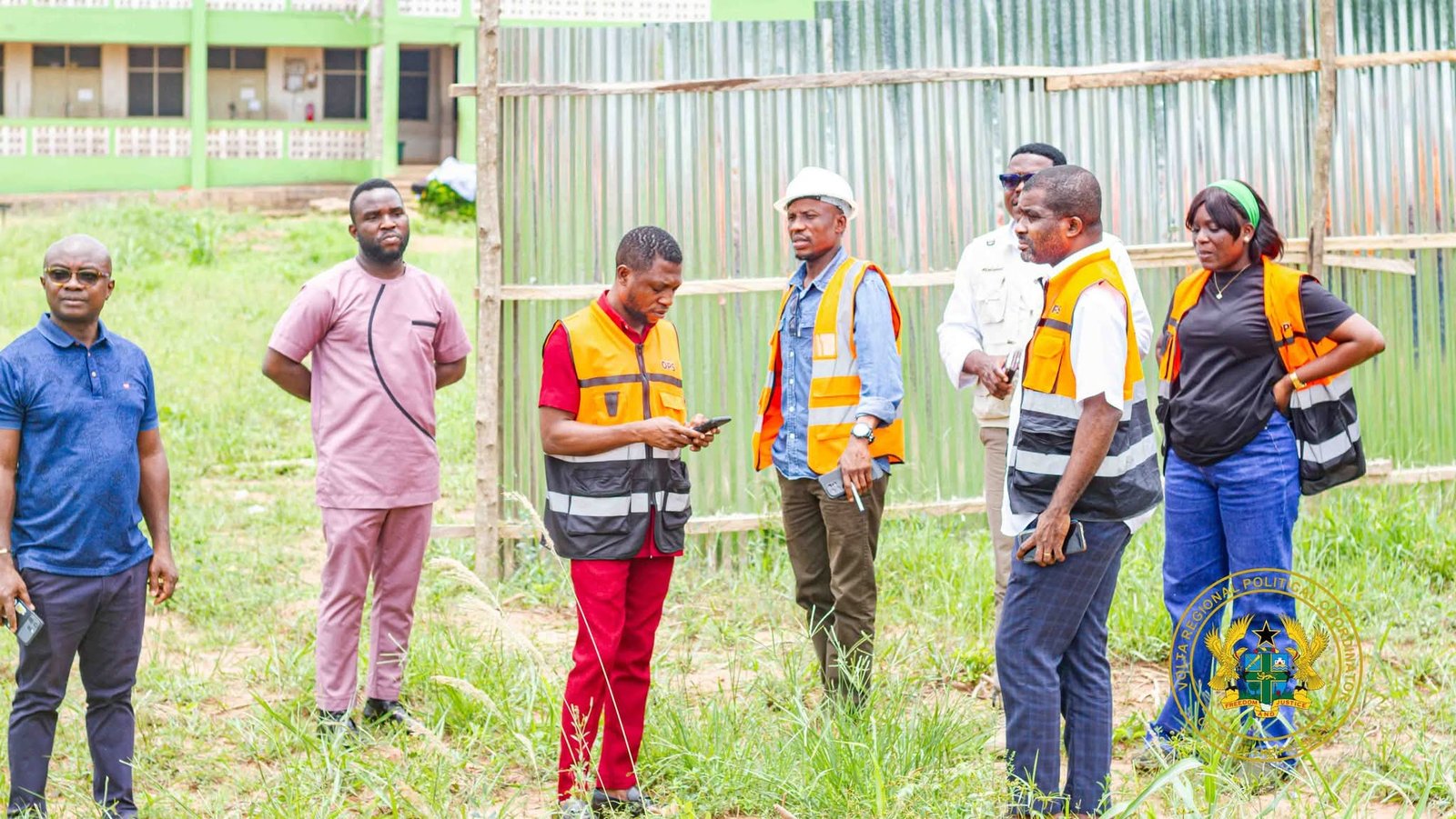 NDC Volta Regional Coordinator Hon. Siki Abibu Inspects Infrastructure Projects in North Dayi District