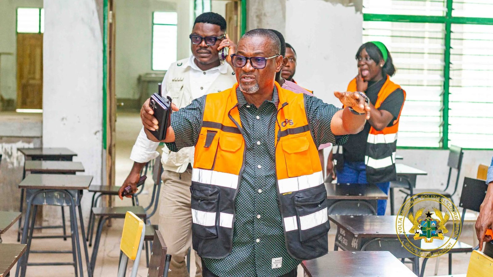 NDC Volta Regional Coordinator Hon. Siki Abibu Inspects Infrastructure Projects in North Dayi District