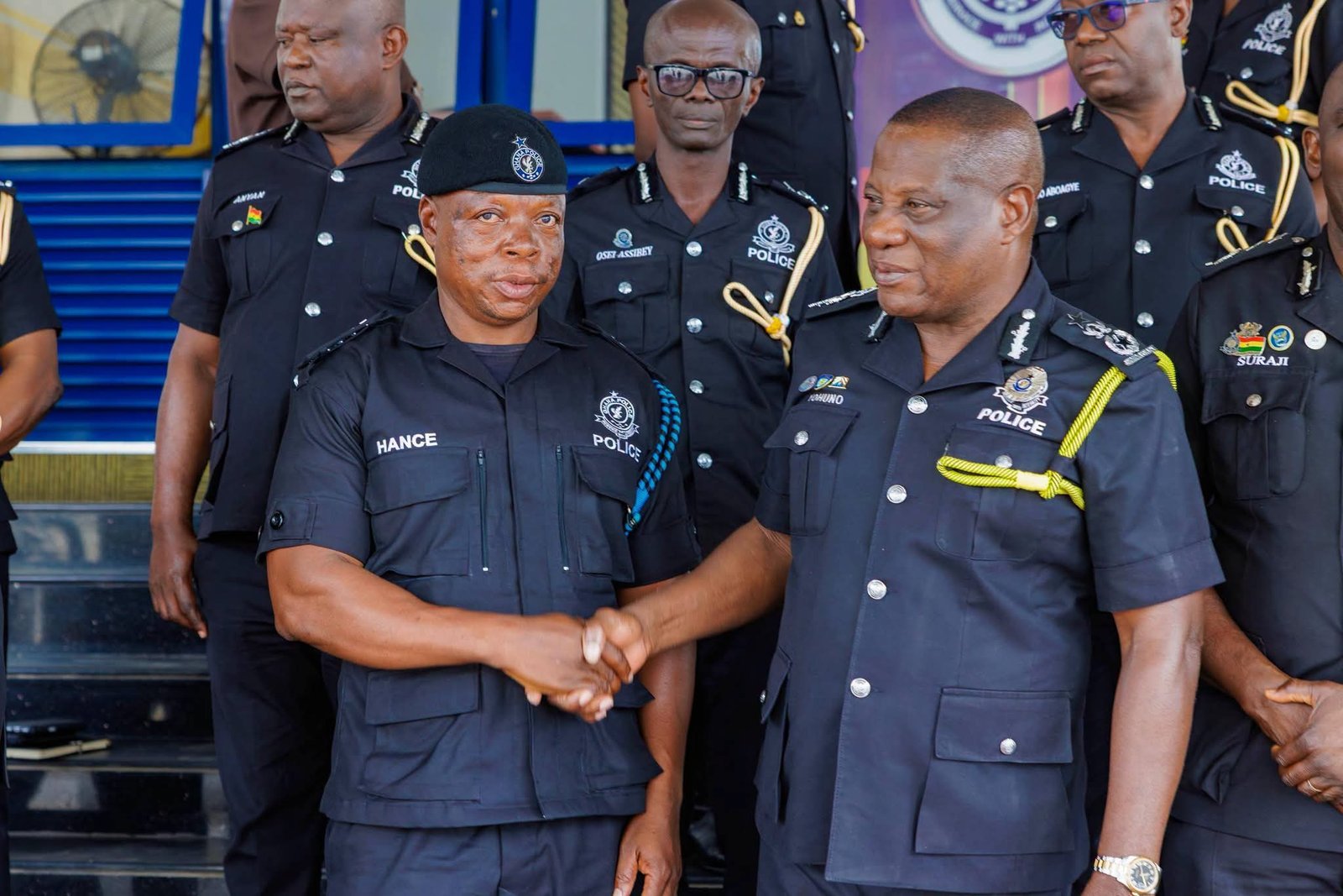 Heroic Reward : IGP Decorates Newly Promoted Police Officer Who Saved Lives in Aboso Fire