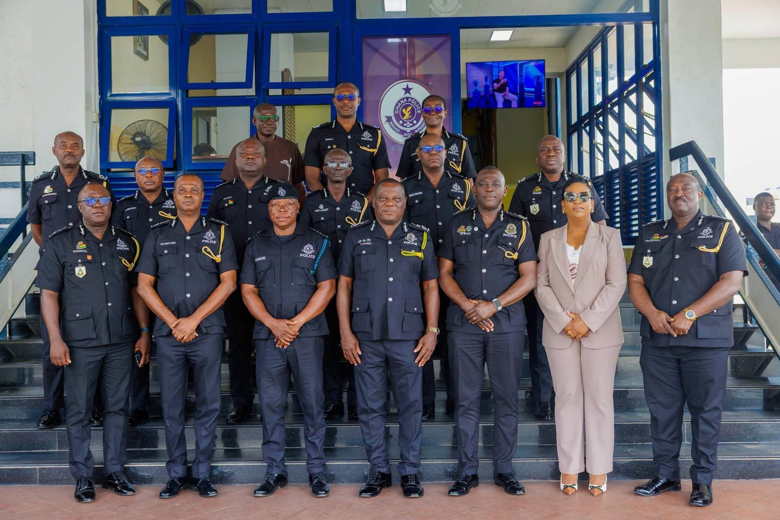 Heroic Reward : IGP Decorates Newly Promoted Police Officer Who Saved Lives in Aboso Fire