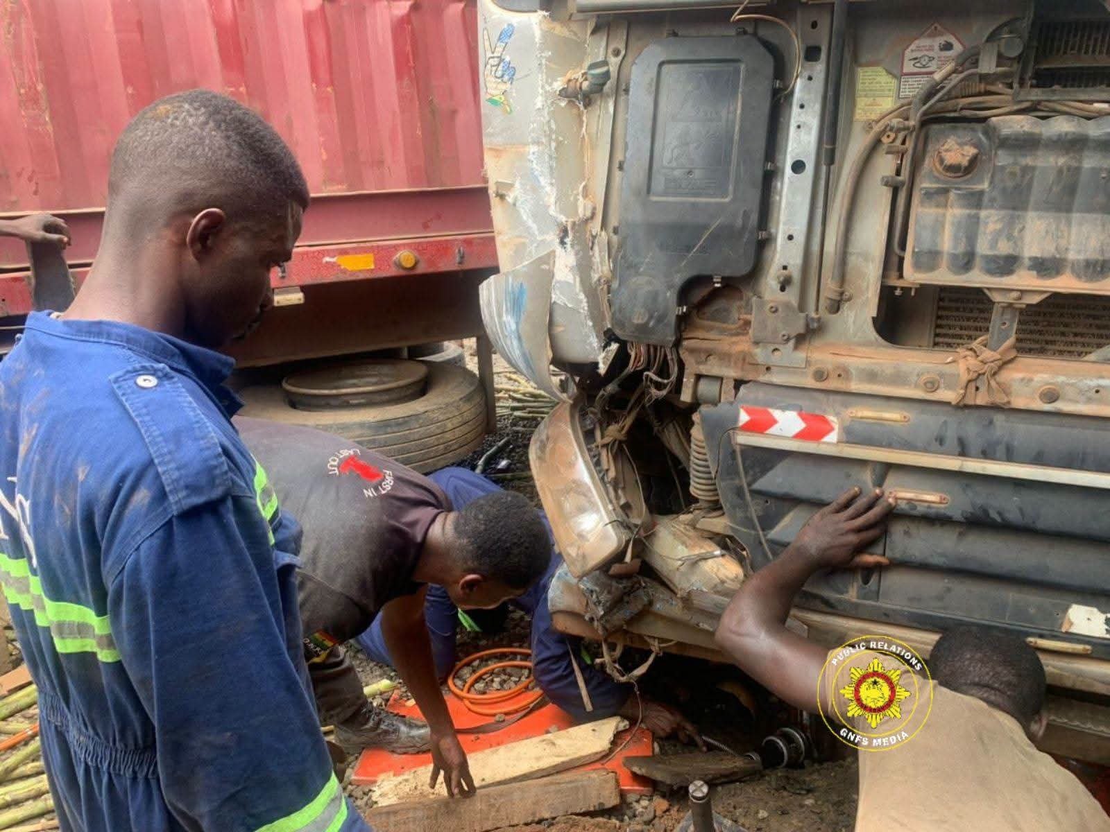 Two Killed, Six Injured in Tragic Vehicular Collision on Accra-Kumasi Highway