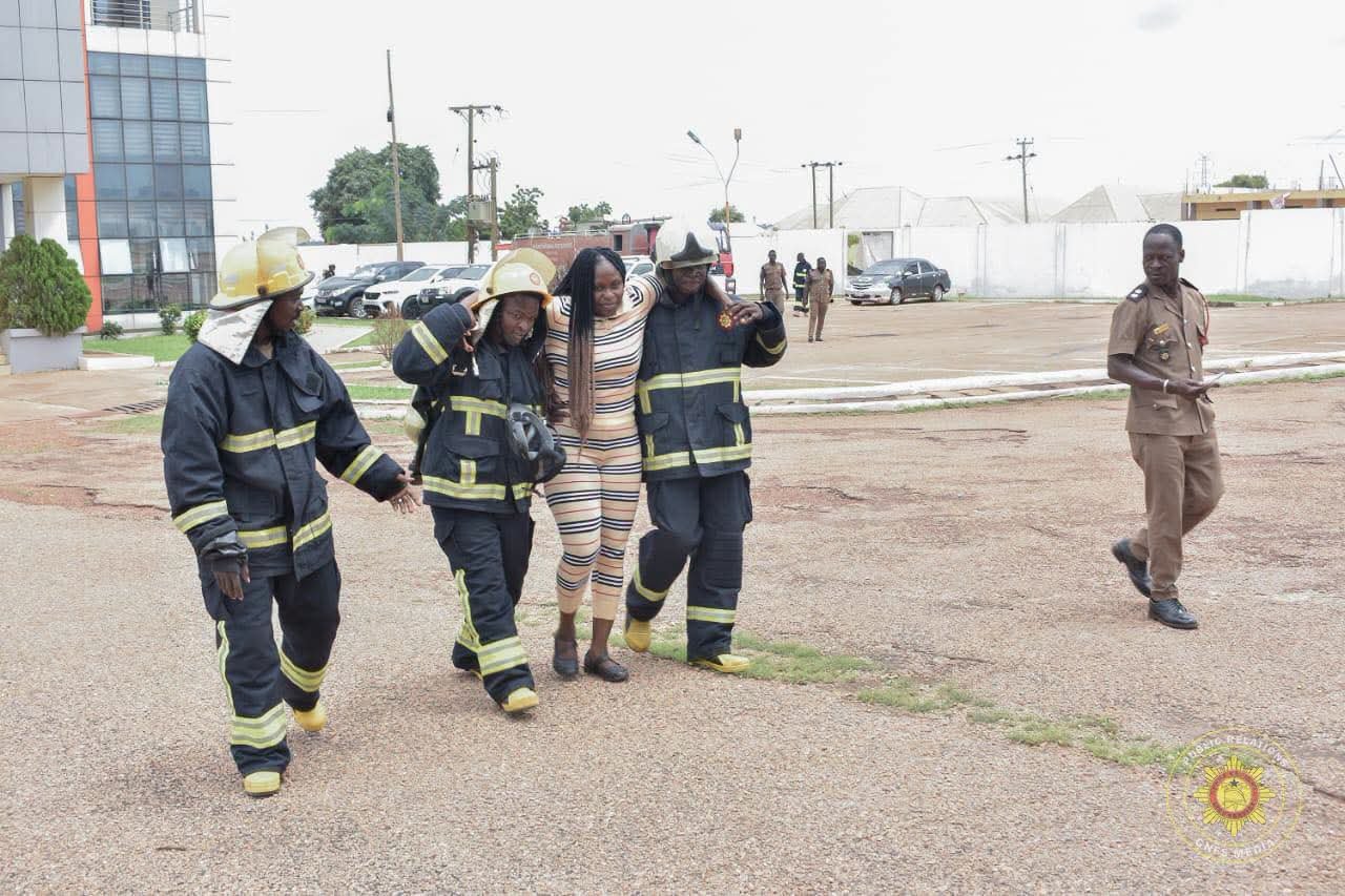 GNFS Exercises Emergency Response Readiness at Tamale GOIL Depot