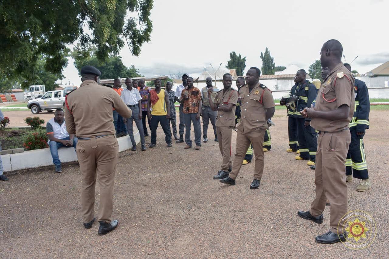 GNFS Exercises Emergency Response Readiness at Tamale GOIL Depot