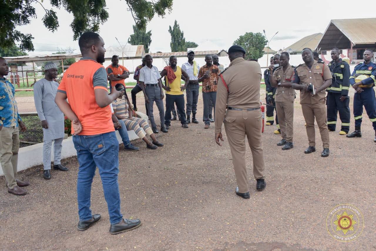 GNFS Exercises Emergency Response Readiness at Tamale GOIL Depot