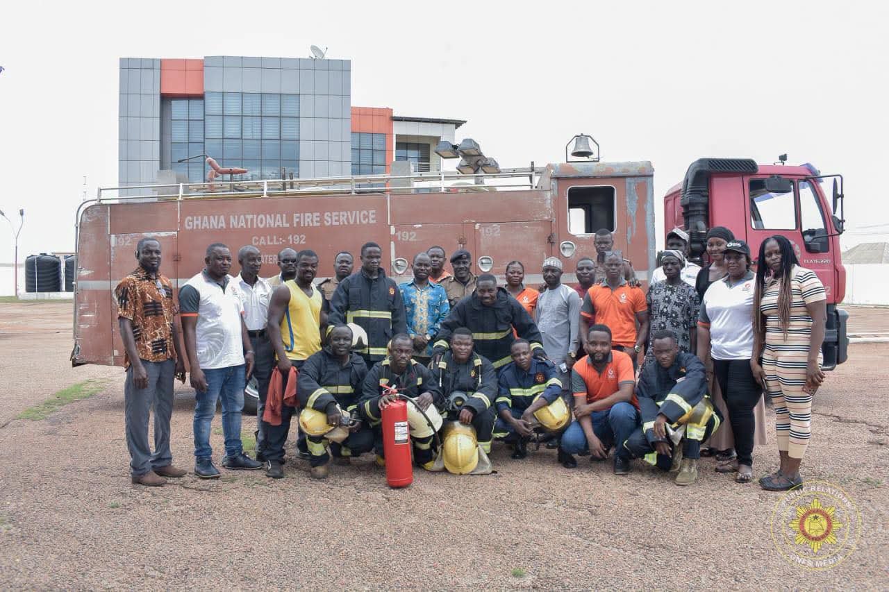GNFS Exercises Emergency Response Readiness at Tamale GOIL Depot