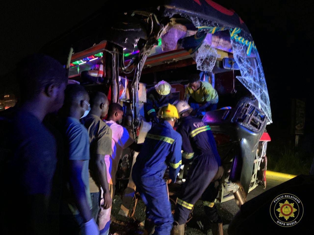 Massive Road Crash Leaves 67 Injured as Two Buses Collide on Kumasi-Accra Road