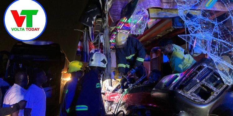 Massive Road Crash Leaves 67 Injured as Two Buses Collide on Kumasi-Accra Road