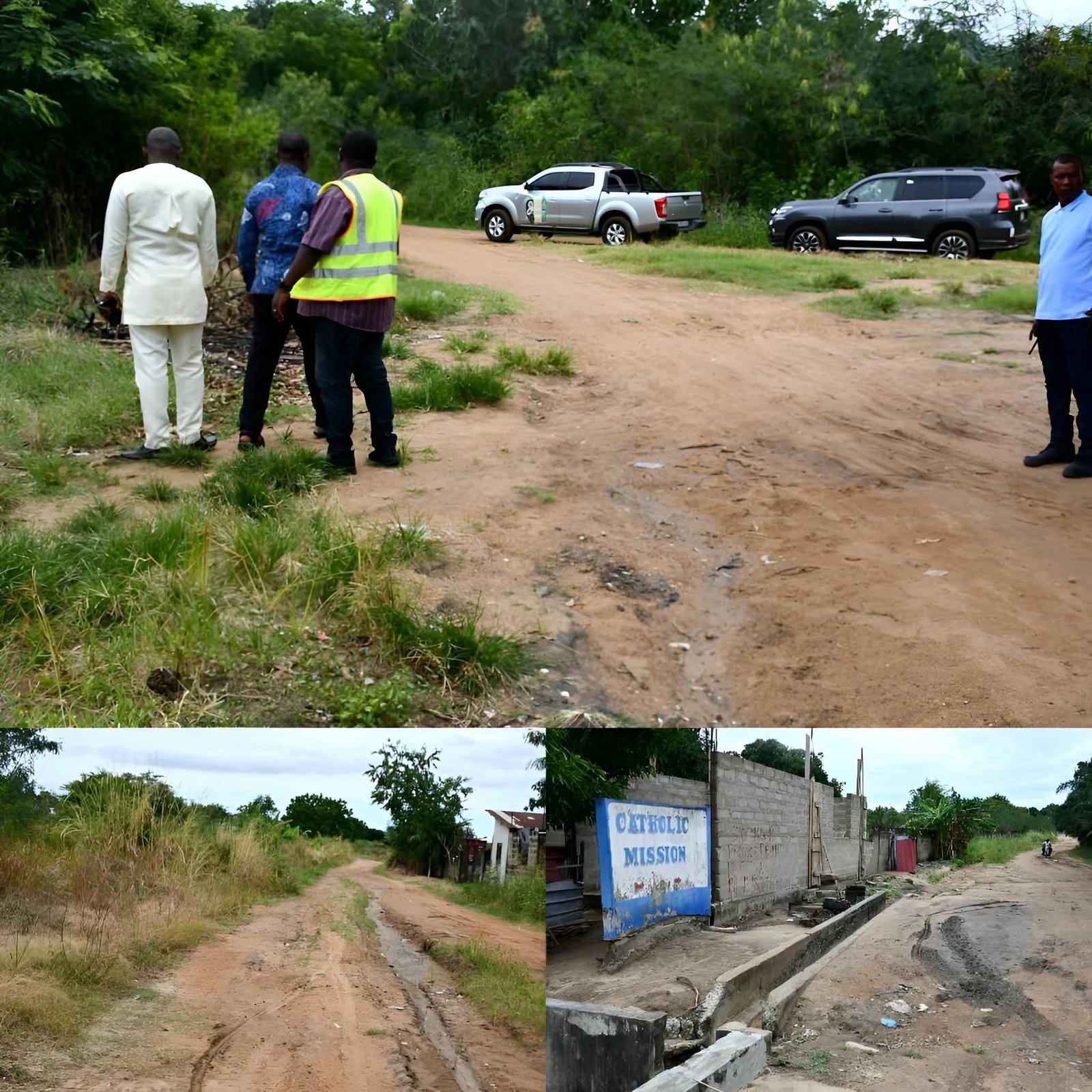Central Tongu DCE Audits Vital Adidome Roads Ahead of Major Reshaping Works