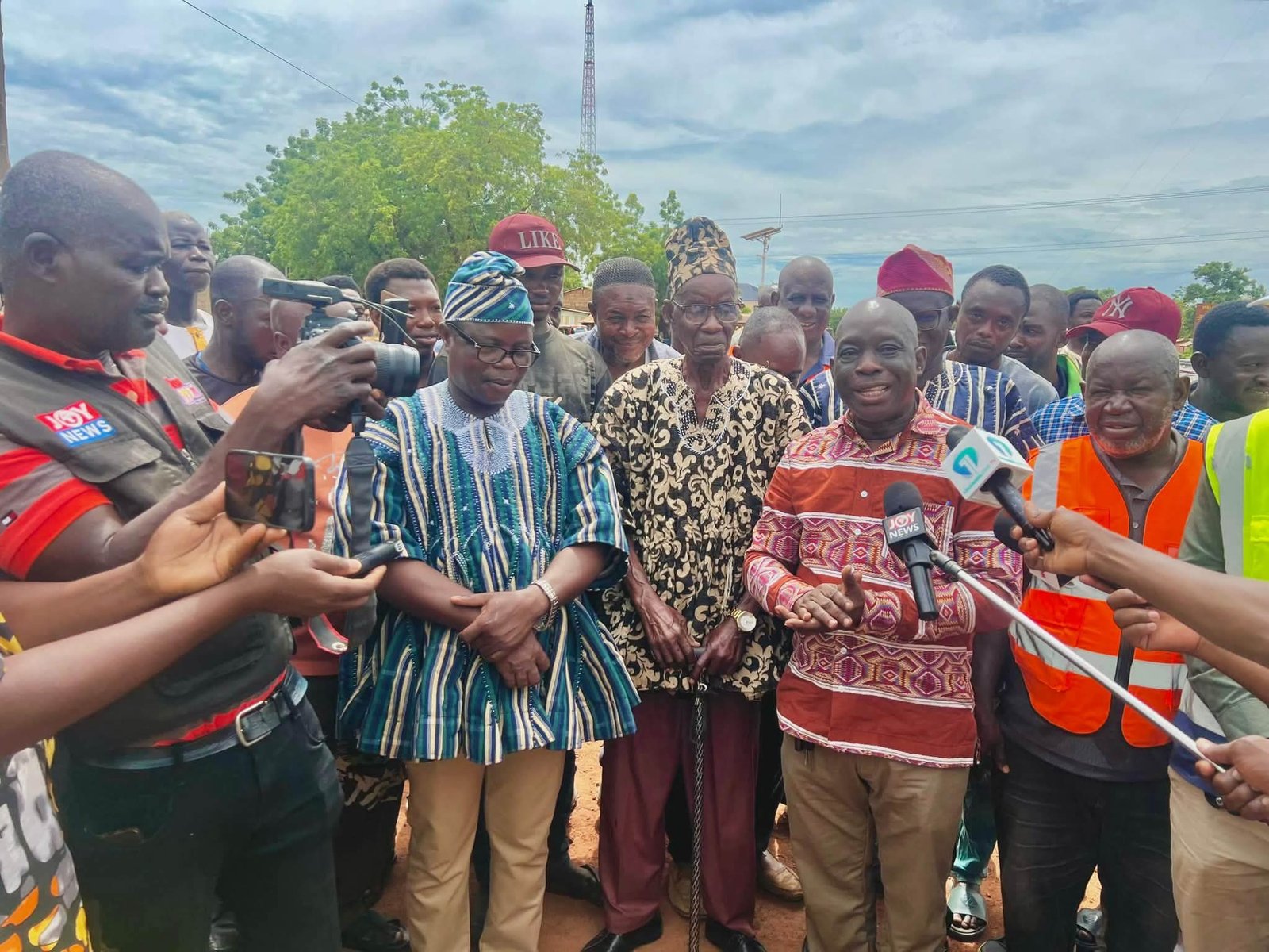 Roads Minister Inspects Key Big Push Road Projects in the Upper West Region