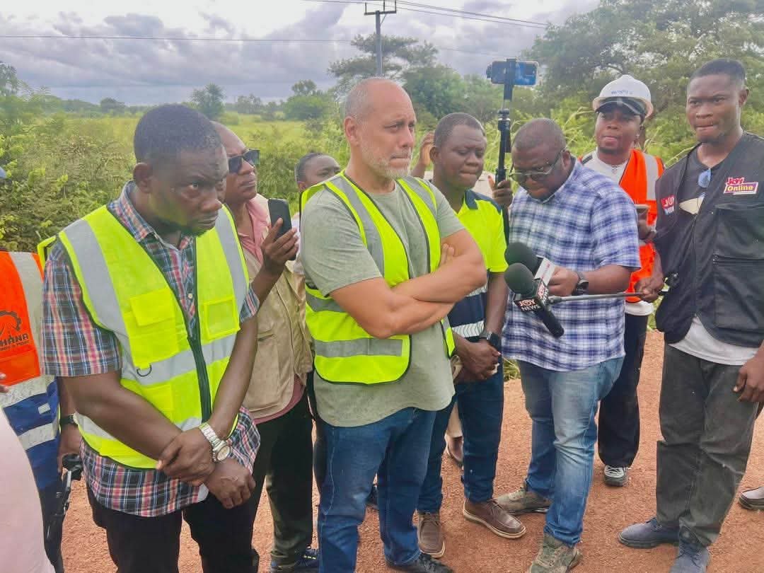 Roads Minister Inspects Key Big Push Road Projects in the Upper West Region