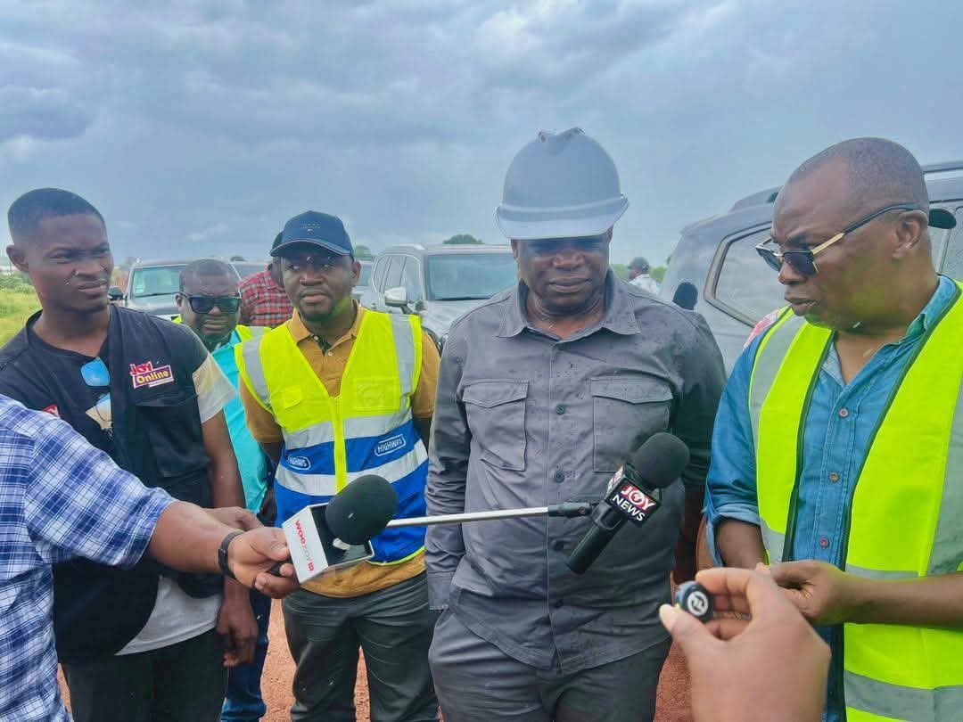 Roads Minister Inspects Key Big Push Road Projects in the Upper West Region