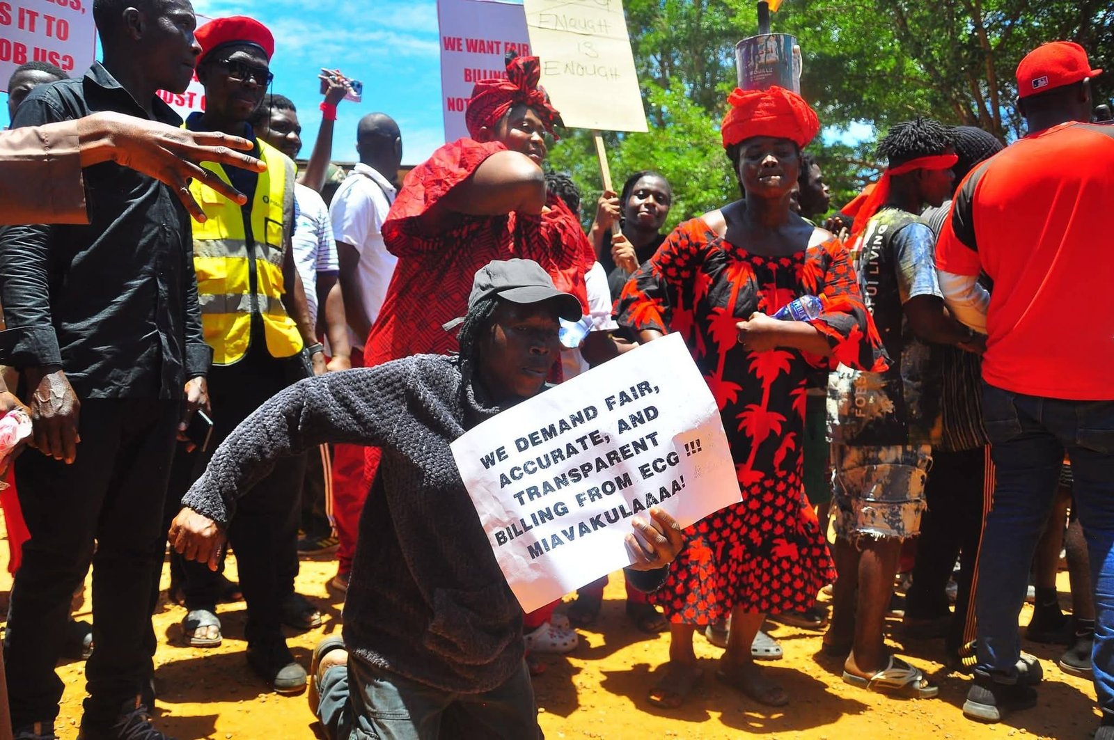 Ketu South Residents Stage Peaceful Protest Over Soaring ECG Bills