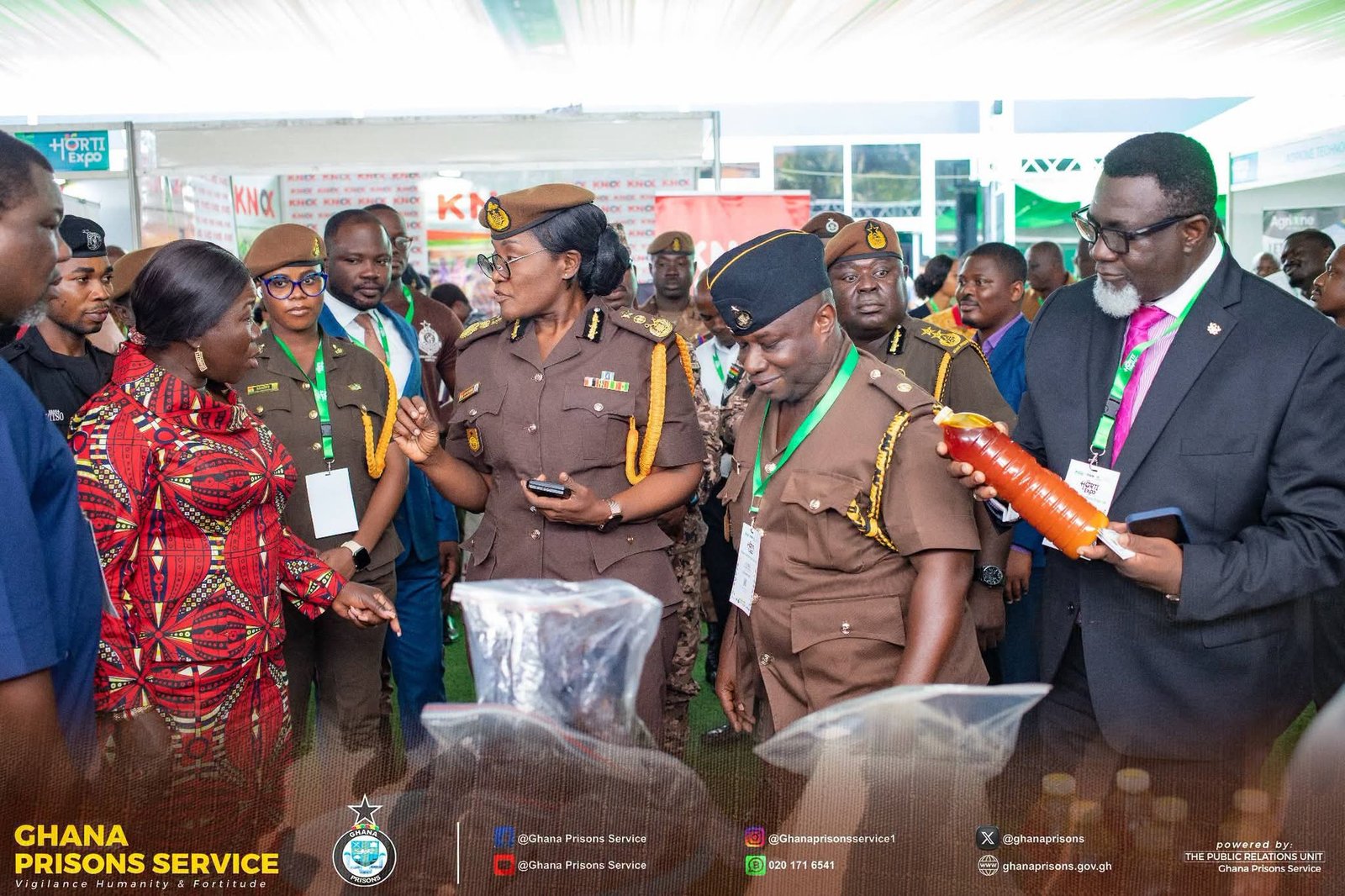 Ghana Prisons Service Boss Attends 3rd Ghana Horticultural Expo 2026