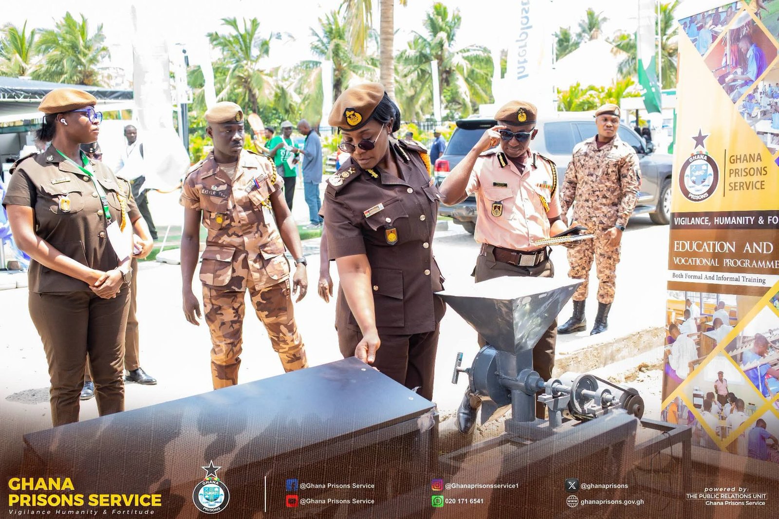 Ghana Prisons Service Boss Attends 3rd Ghana Horticultural Expo 2026