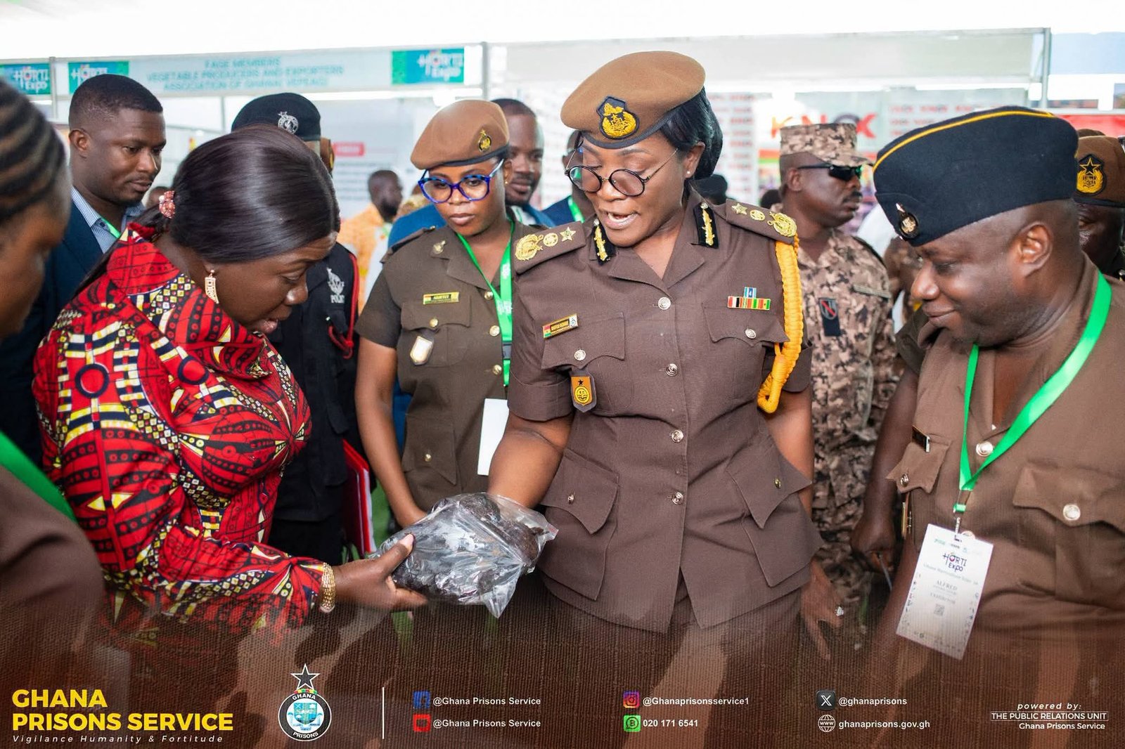 Ghana Prisons Service Boss Attends 3rd Ghana Horticultural Expo 2026