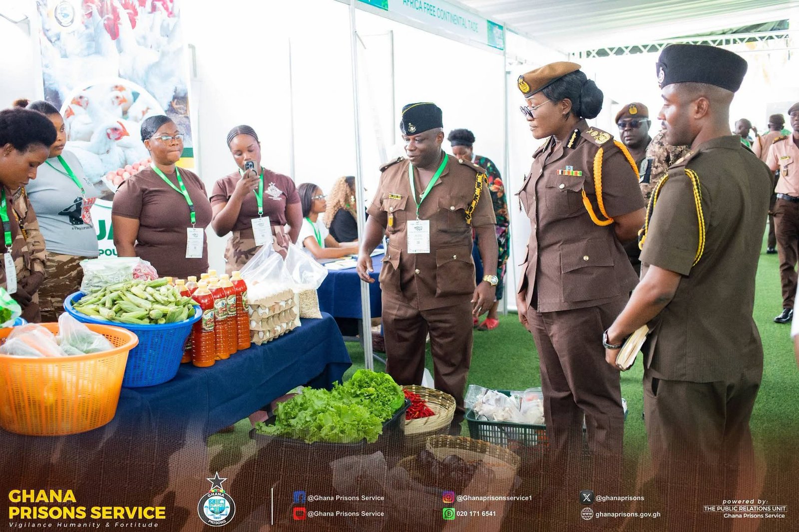 Ghana Prisons Service Boss Attends 3rd Ghana Horticultural Expo 2026