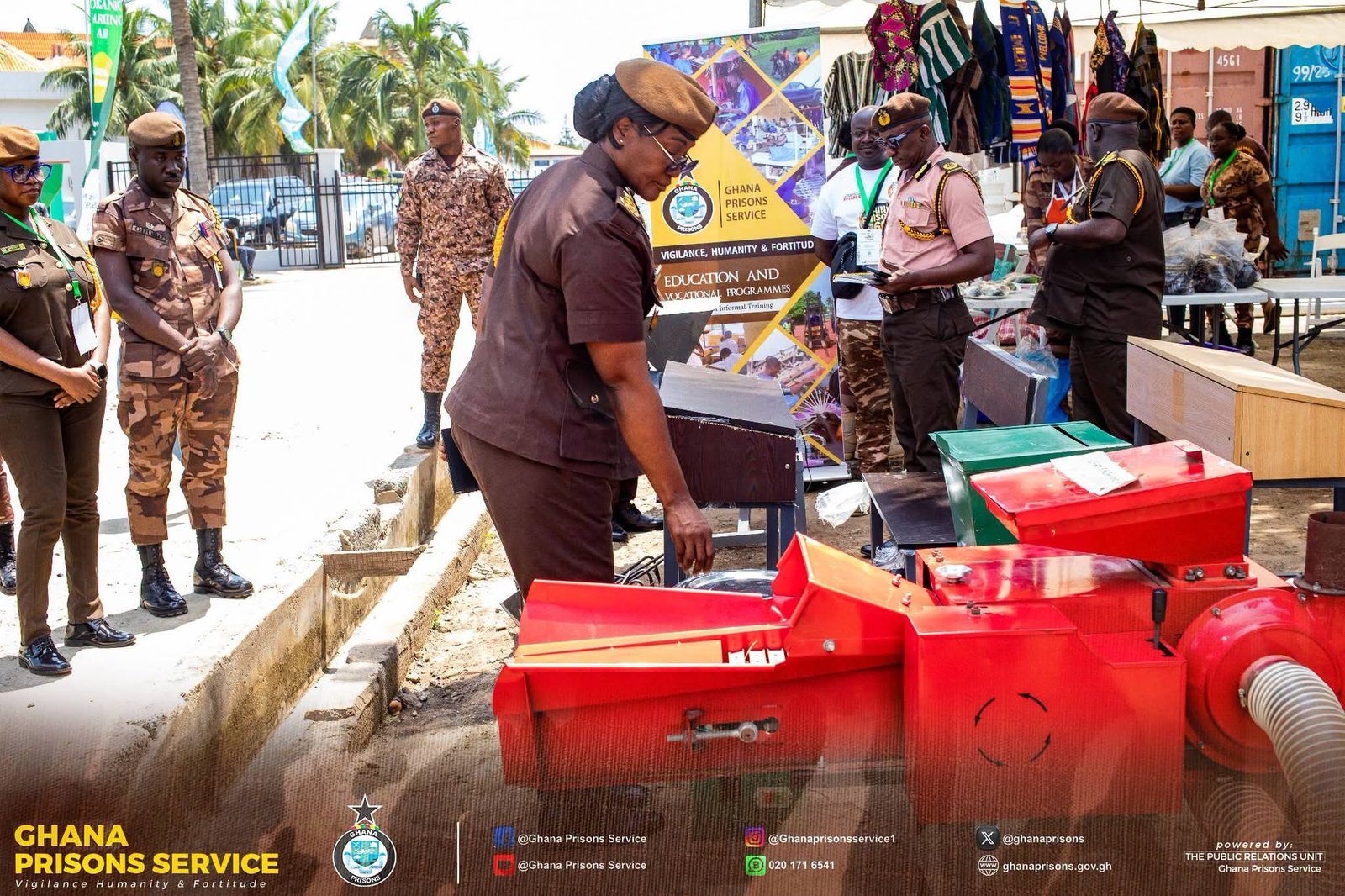 Ghana Prisons Service Boss Attends 3rd Ghana Horticultural Expo 2026