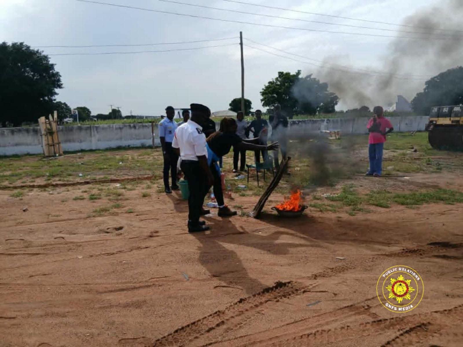 GNFS Equips Staff of Akara Filling Station with Essential Fire Safety Skills