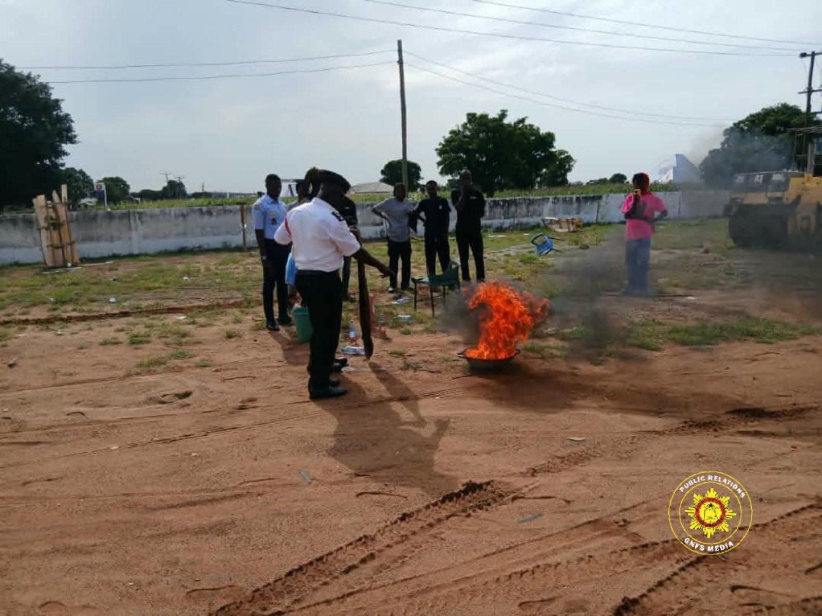 GNFS Equips Staff of Akara Filling Station with Essential Fire Safety Skills