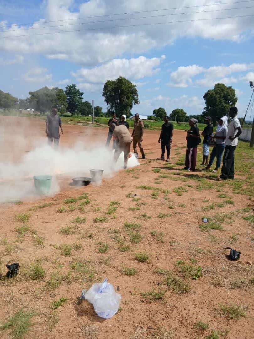 GNFS Equips Staff of Akara Filling Station with Essential Fire Safety Skills