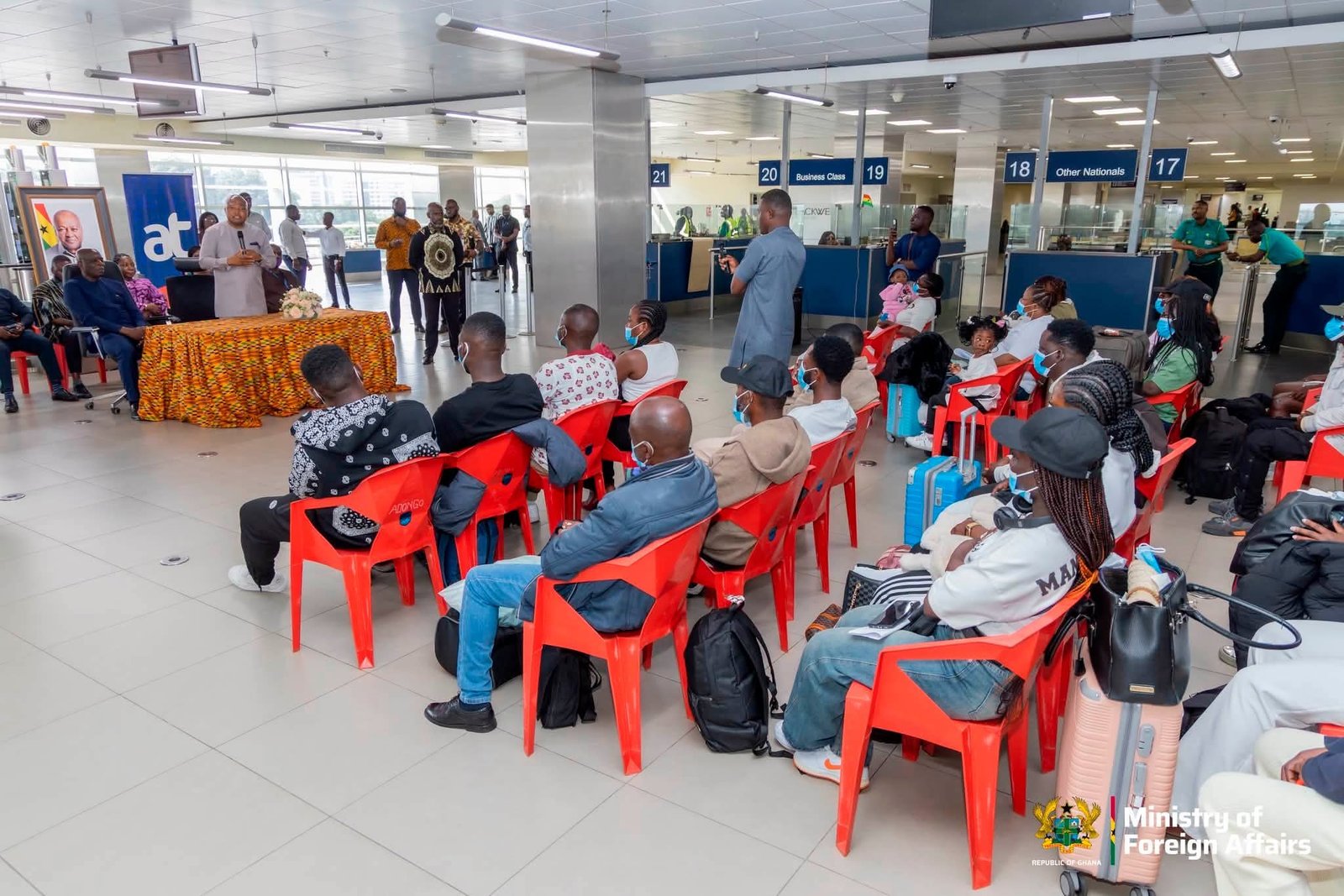 Ghana Completes Evacuation of 1,900 Citizens from South Africa Safely