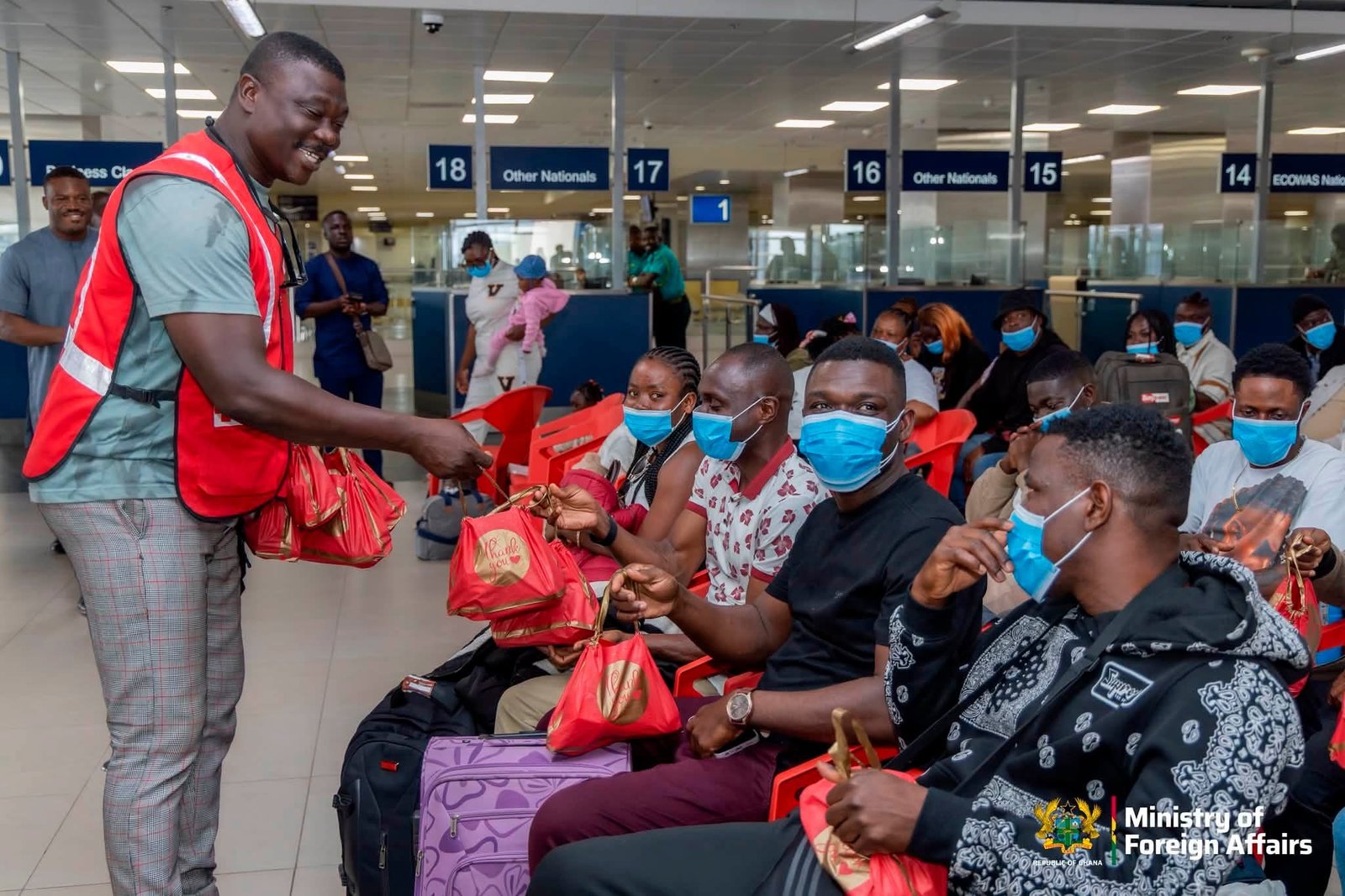 Ghana Completes Evacuation of 1,900 Citizens from South Africa Safely