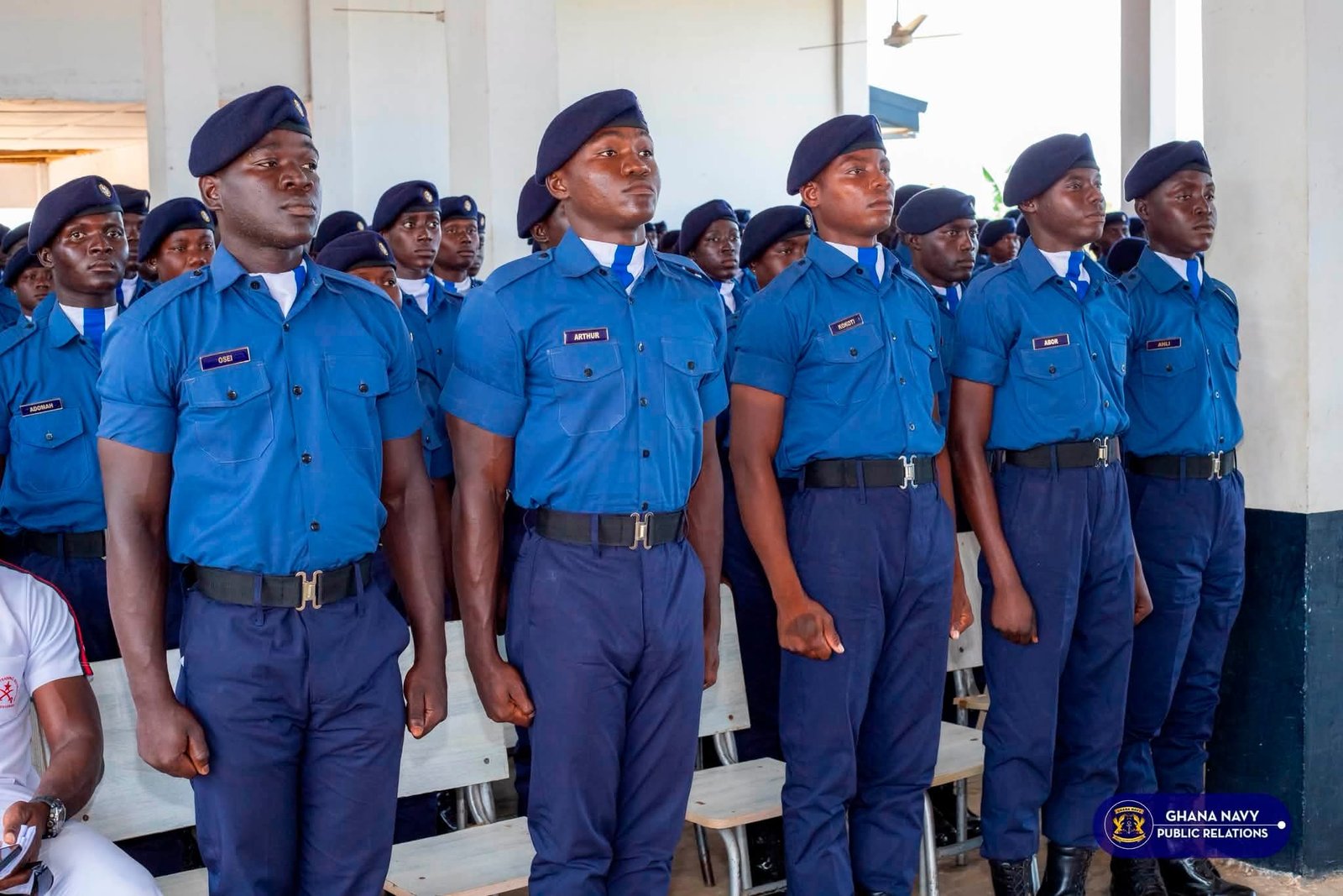 GHANA NAVY : NRTS Holds Passing Out Religious Parade For BT 85