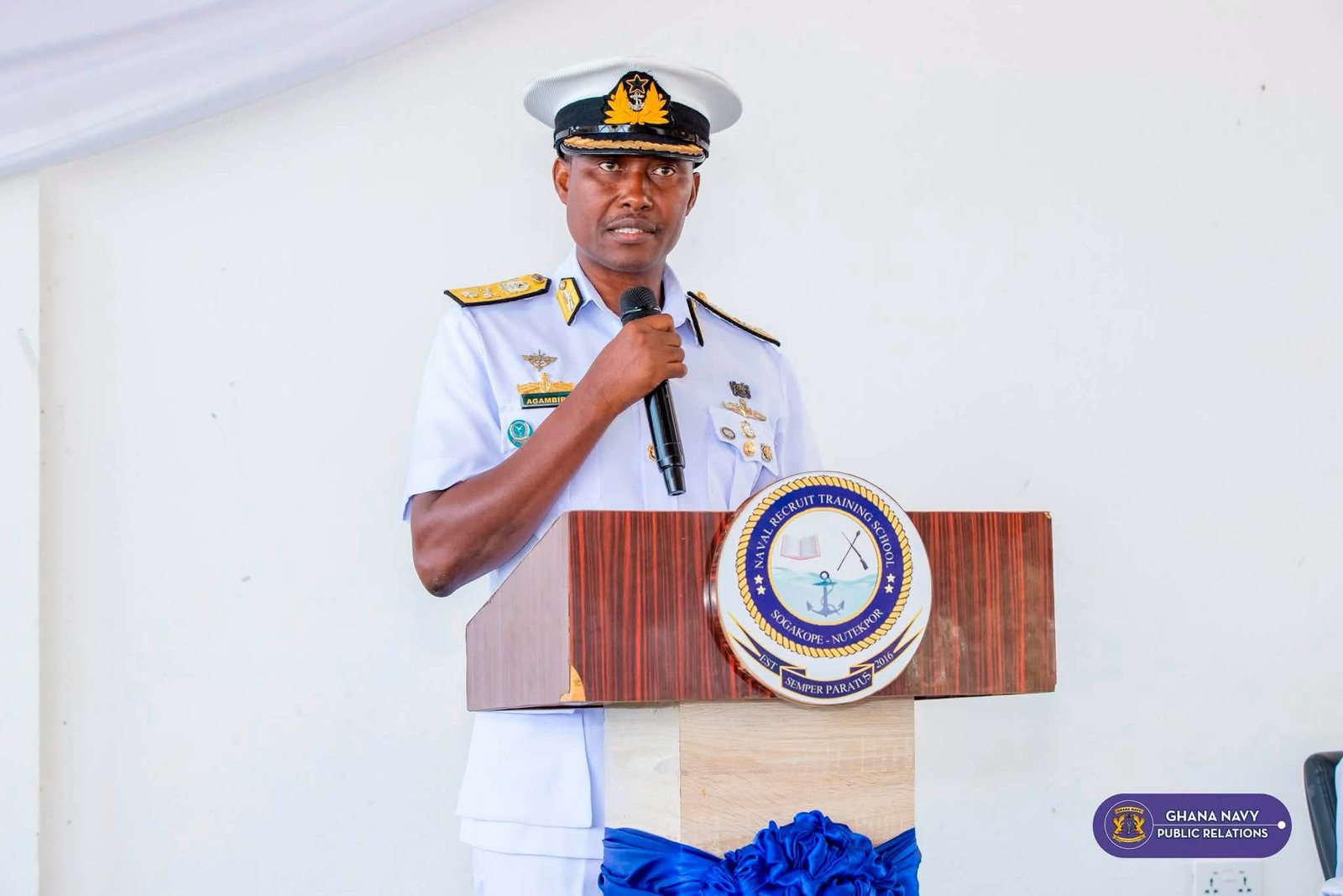 GHANA NAVY : NRTS Holds Passing Out Religious Parade For BT 85