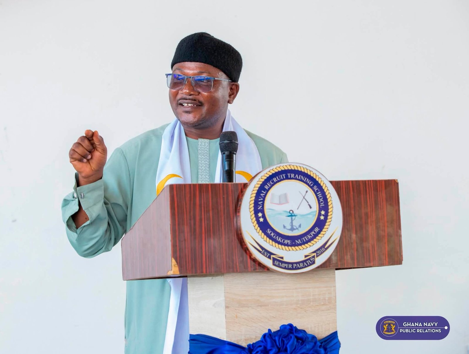 GHANA NAVY : NRTS Holds Passing Out Religious Parade For BT 85
