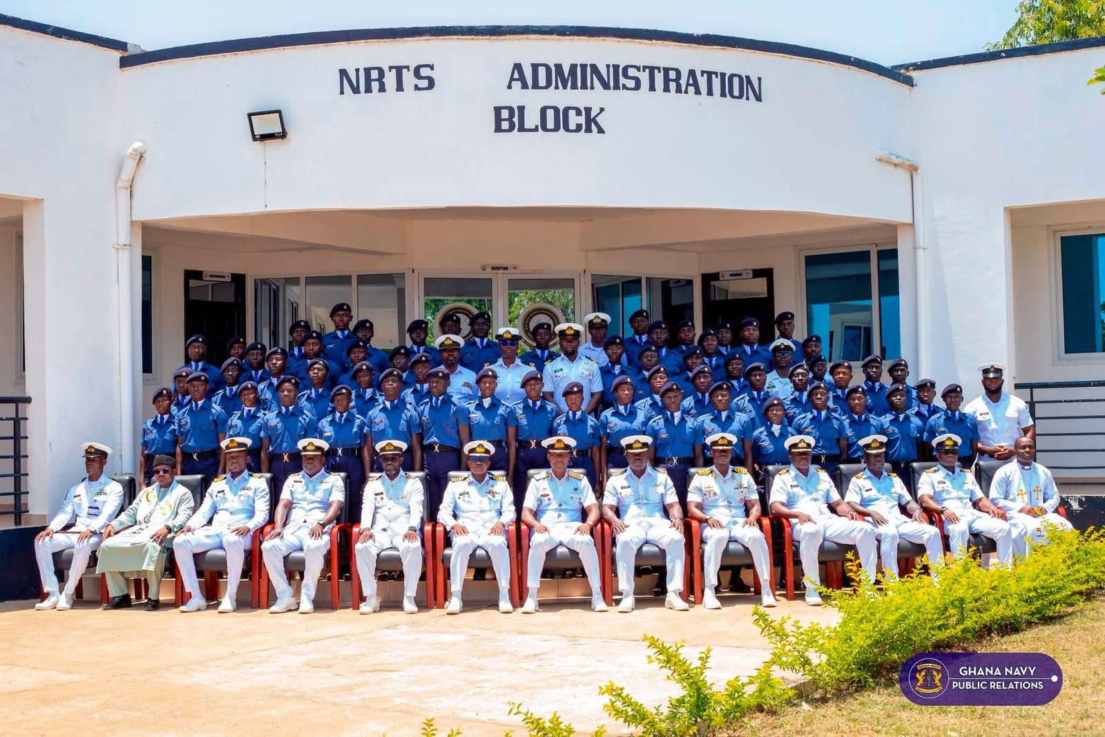 GHANA NAVY : NRTS Holds Passing Out Religious Parade For BT 85