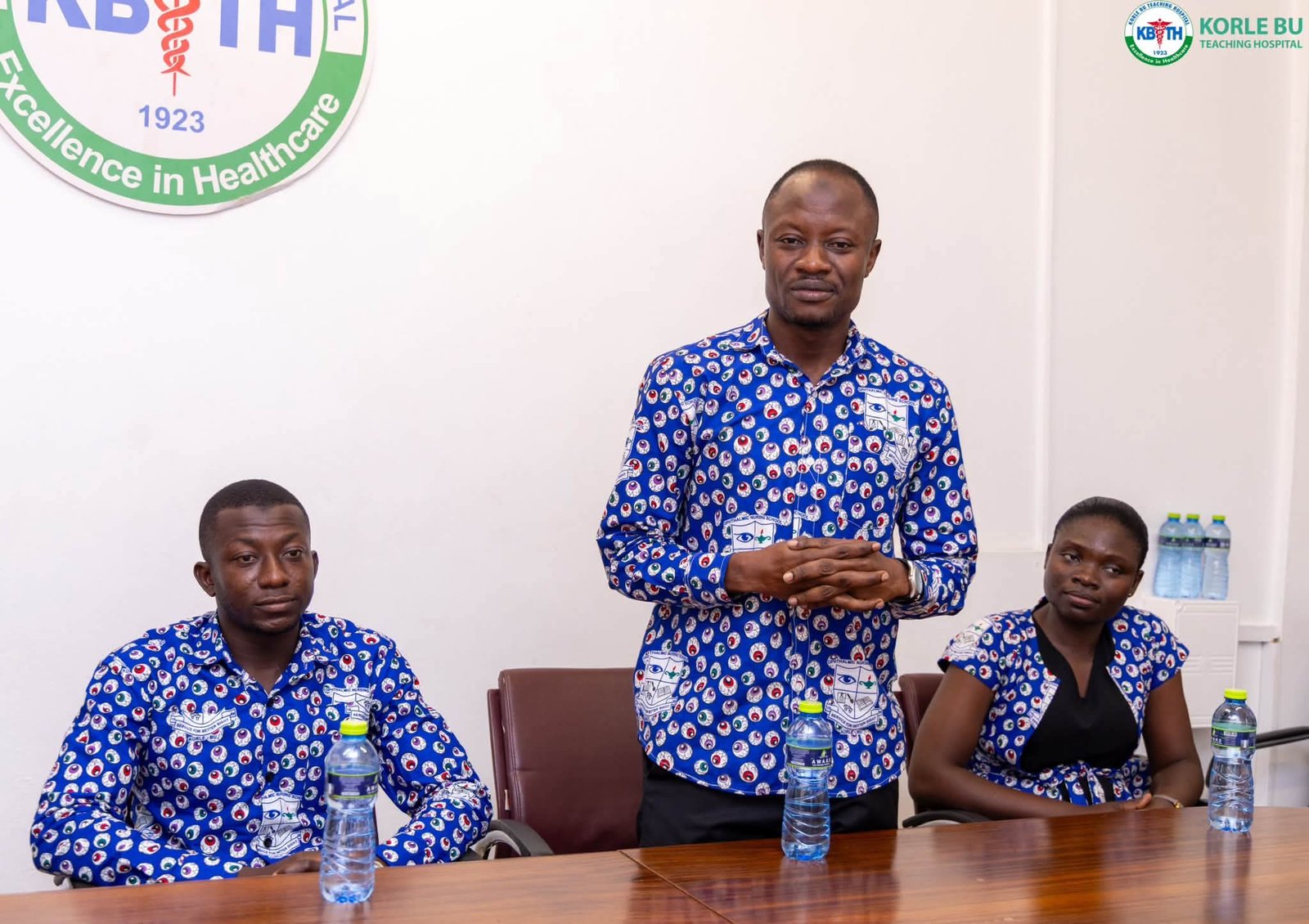 Korle-Bu Ophthalmic Nursing Students Celebrate CEO Dr. Yakubu Seidu Adam