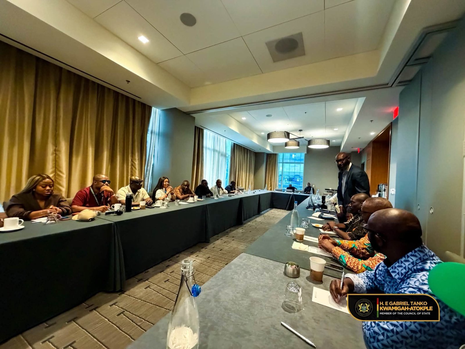 NDC-USA Delegation Meets Speaker Bagbin and Parliamentary Leadership over National Concerns