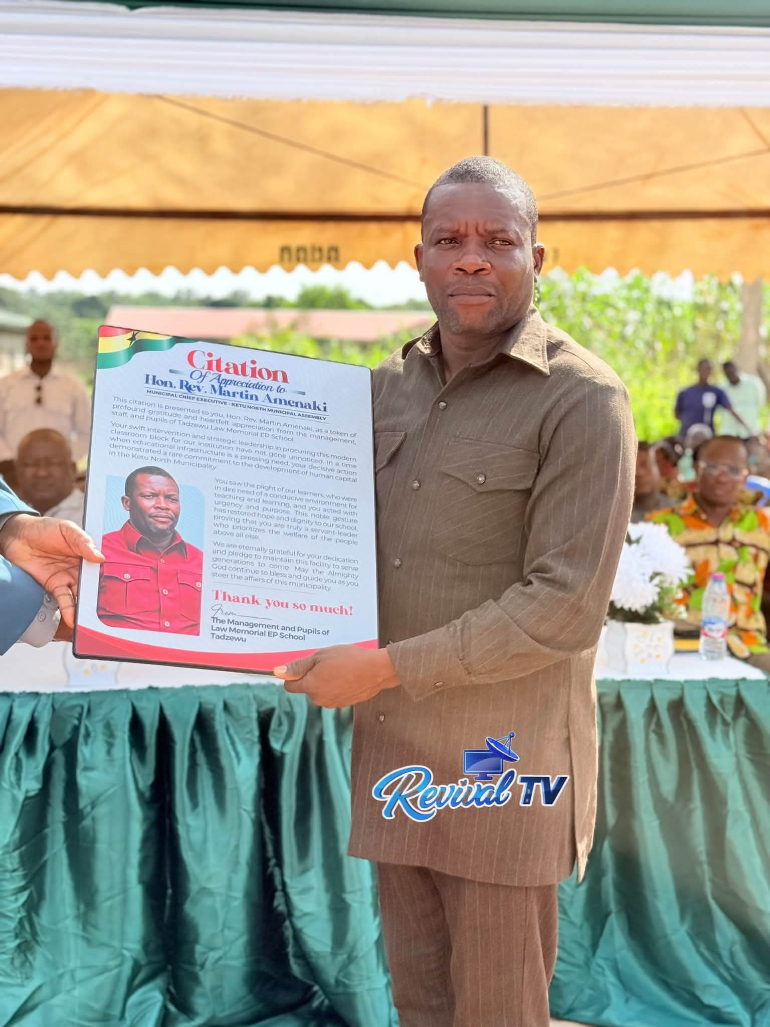 New Six-Unit Classroom Block Commissioned for Tadzewu Law Memorial Basic School