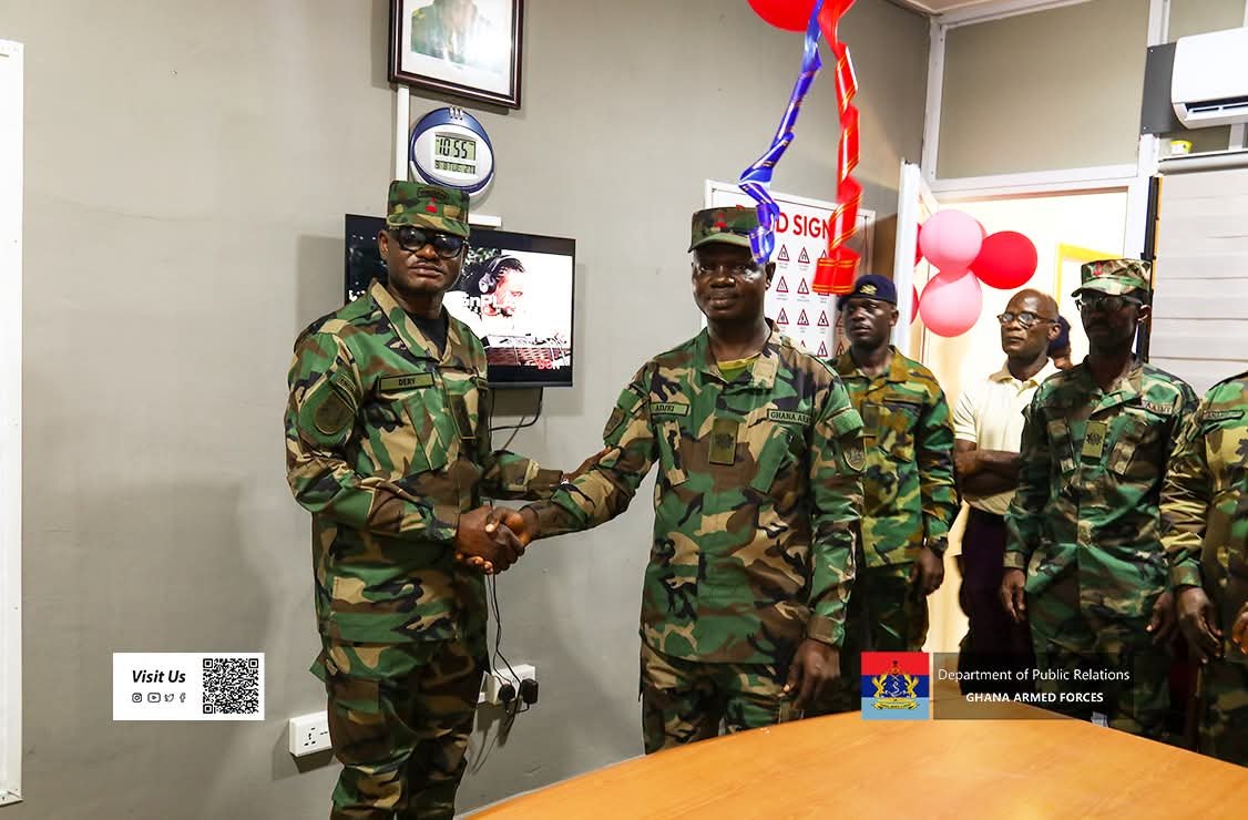 Ghana Headquarters Camp Commandant Unveils Upgraded MT Section Office