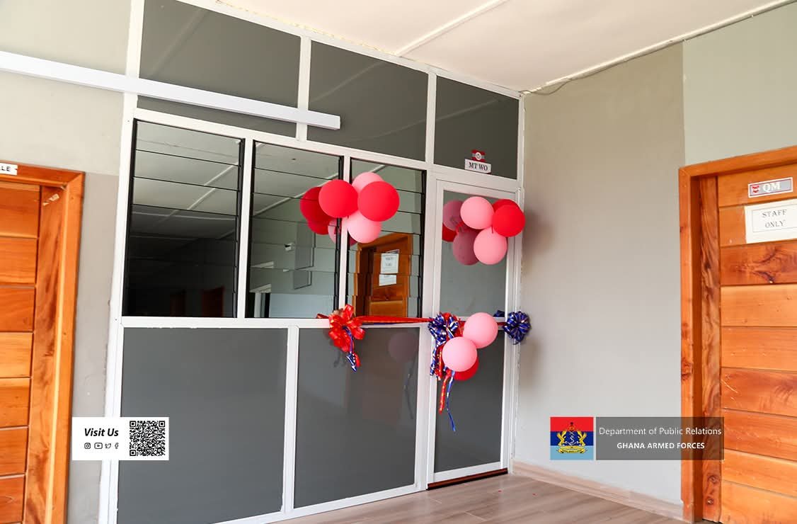 Ghana Headquarters Camp Commandant Unveils Upgraded MT Section Office